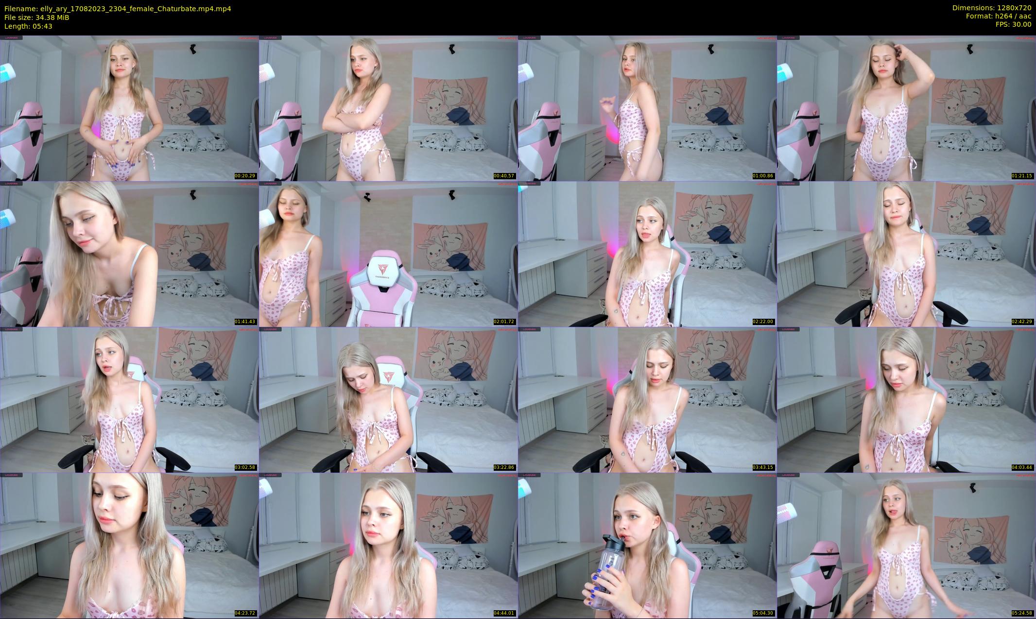 elly_ary — 6 minute Chaturbate female cam show recording, 720p, Aug 17, 2023
