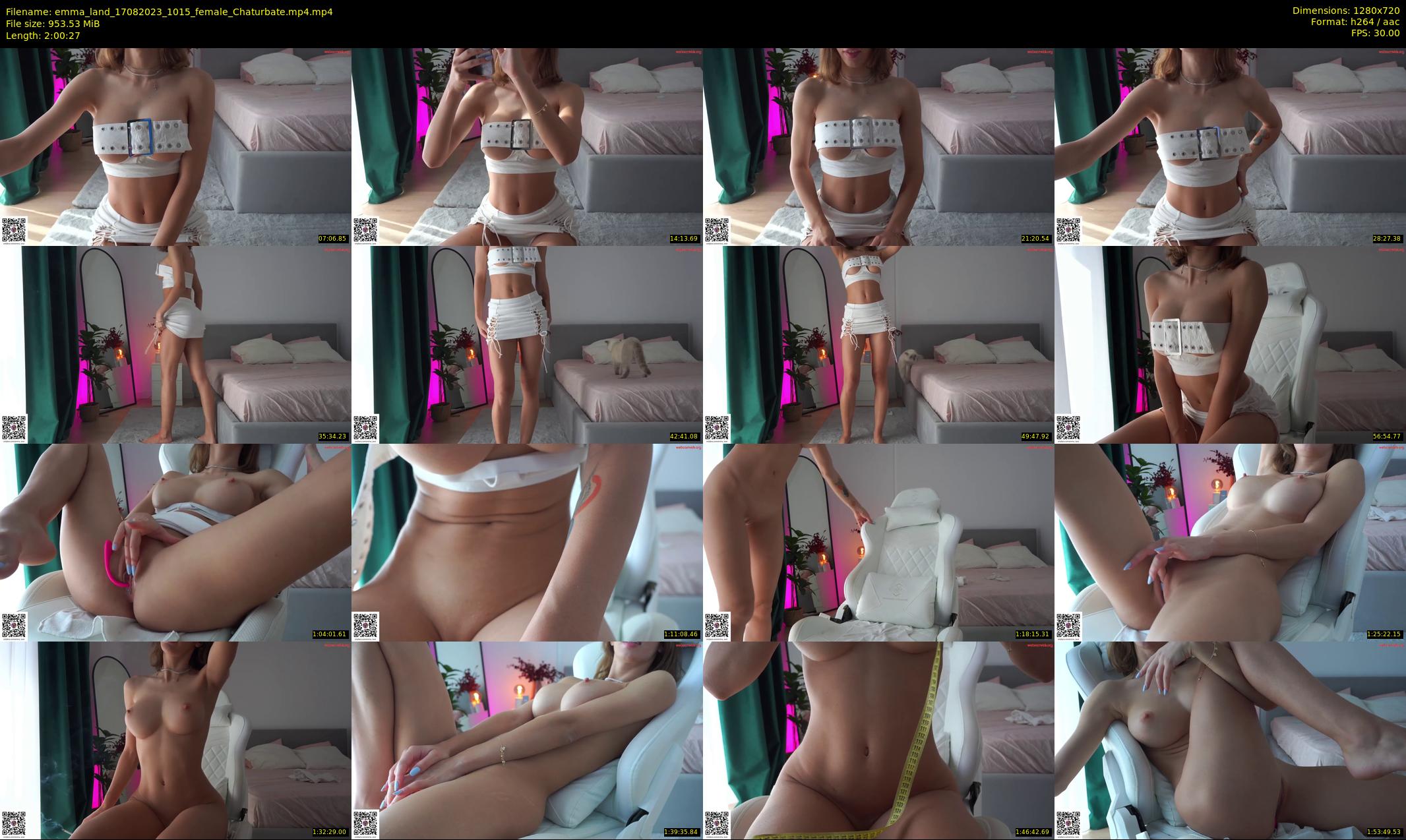 emma_land — 121 minute Chaturbate female cam show recording, 720p, Aug 17, 2023