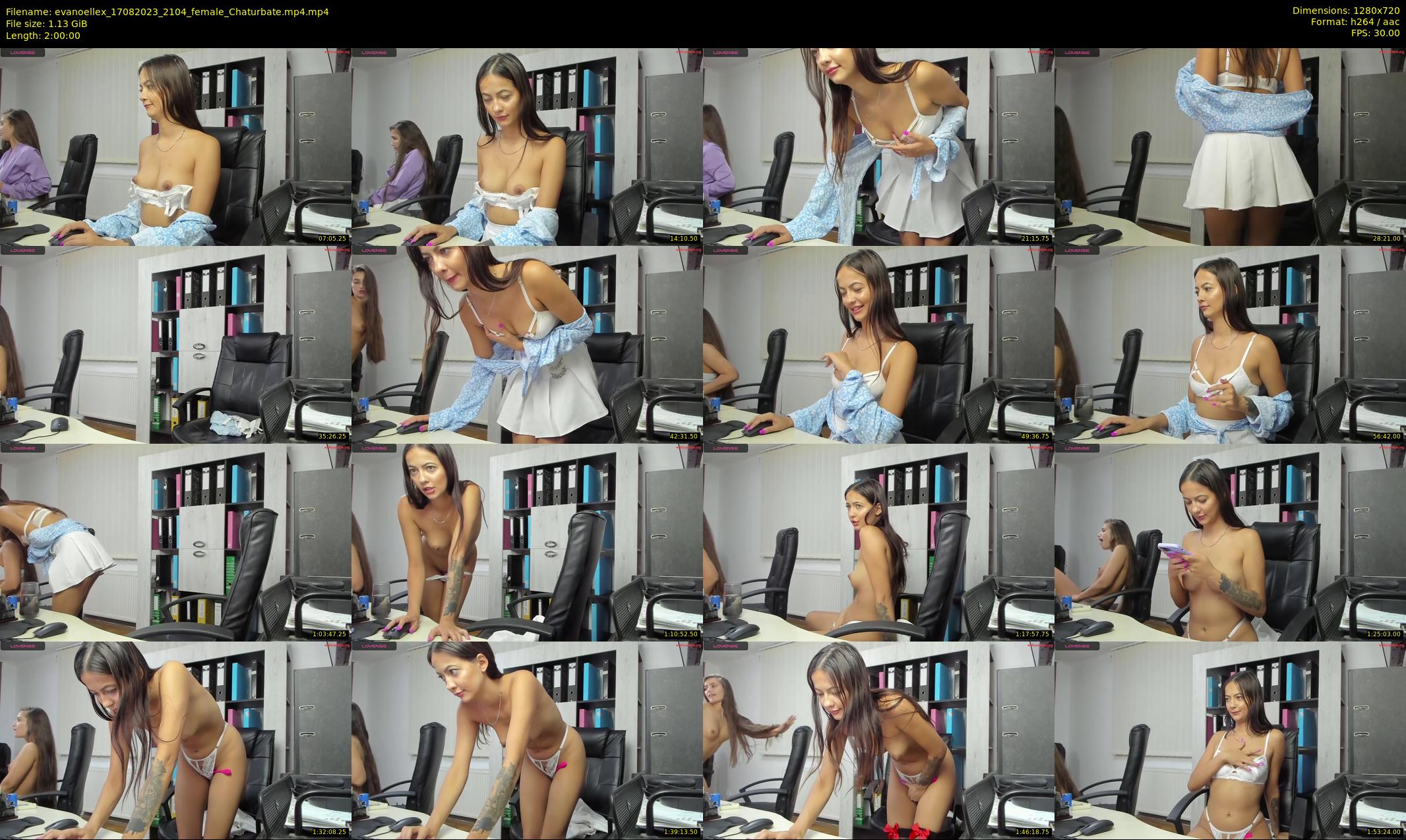 evanoellex — 120 minute Chaturbate female cam show recording, 720p, Aug 17, 2023
