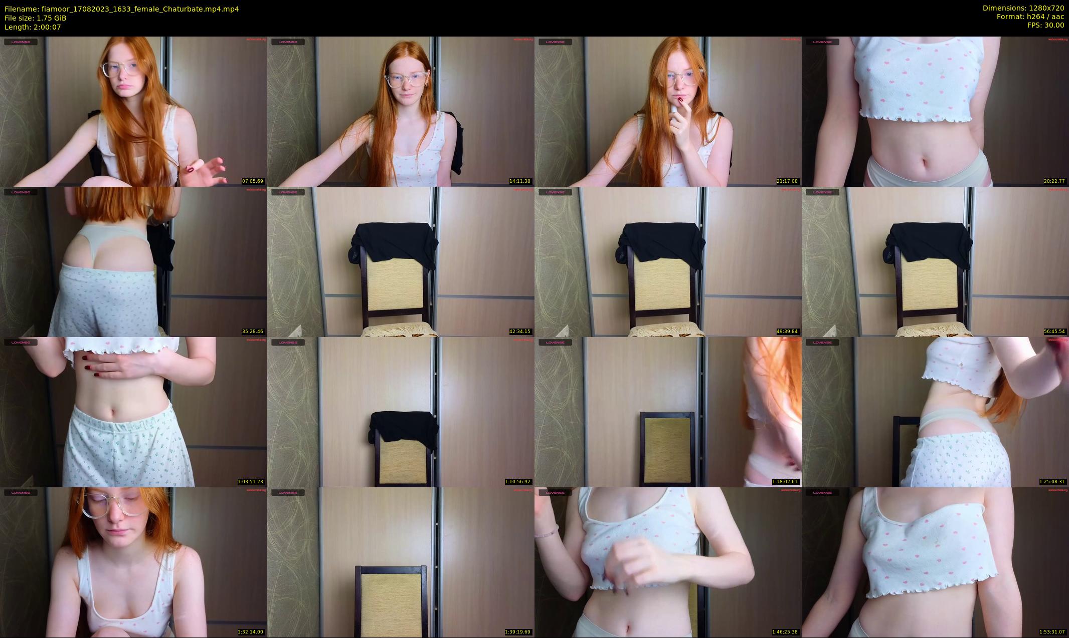 fiamoor — 121 minute Chaturbate female cam show recording, 720p, Aug 17, 2023