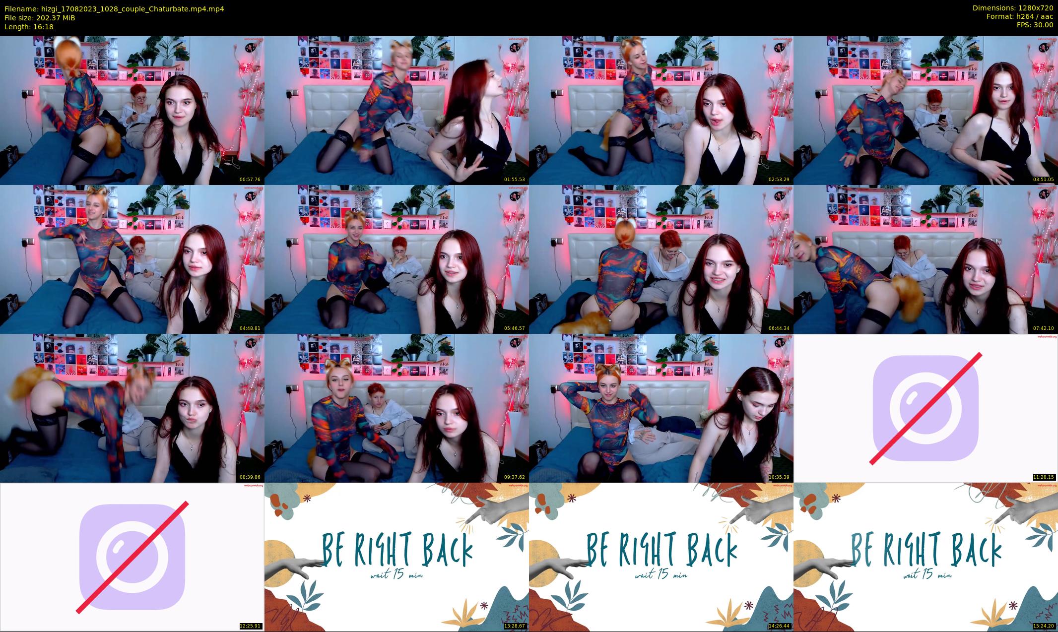 hizgi — 17 minute Chaturbate couple cam show recording, 720p, Aug 17, 2023