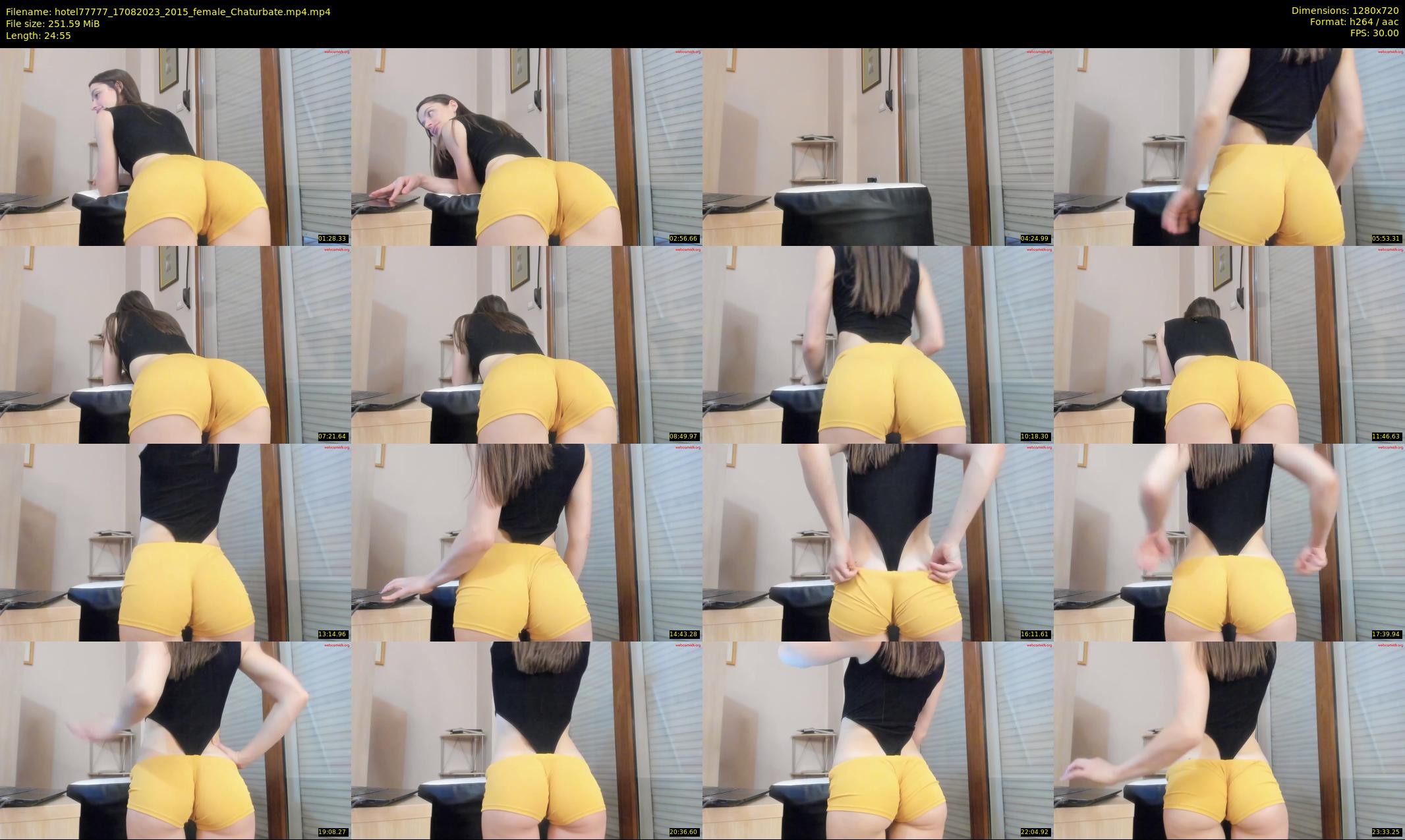 hotel77777 — 25 minute Chaturbate female cam show recording, 720p, Aug 17, 2023