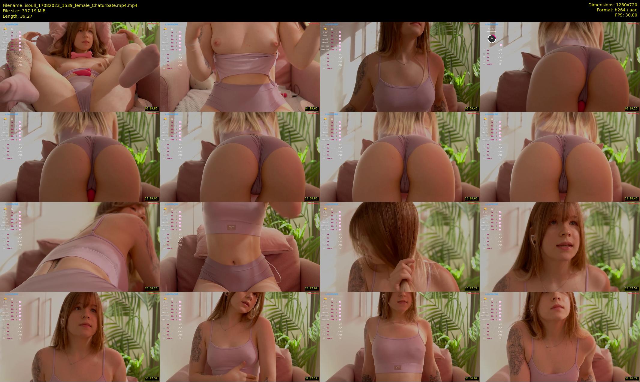 isoull — 40 minute Chaturbate female cam show recording, 720p, Aug 17, 2023