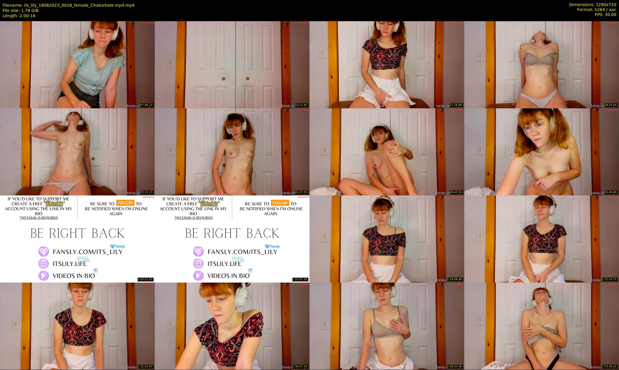 its_lily — 121 minute Chaturbate female cam show recording, 720p, Aug 18, 2023
