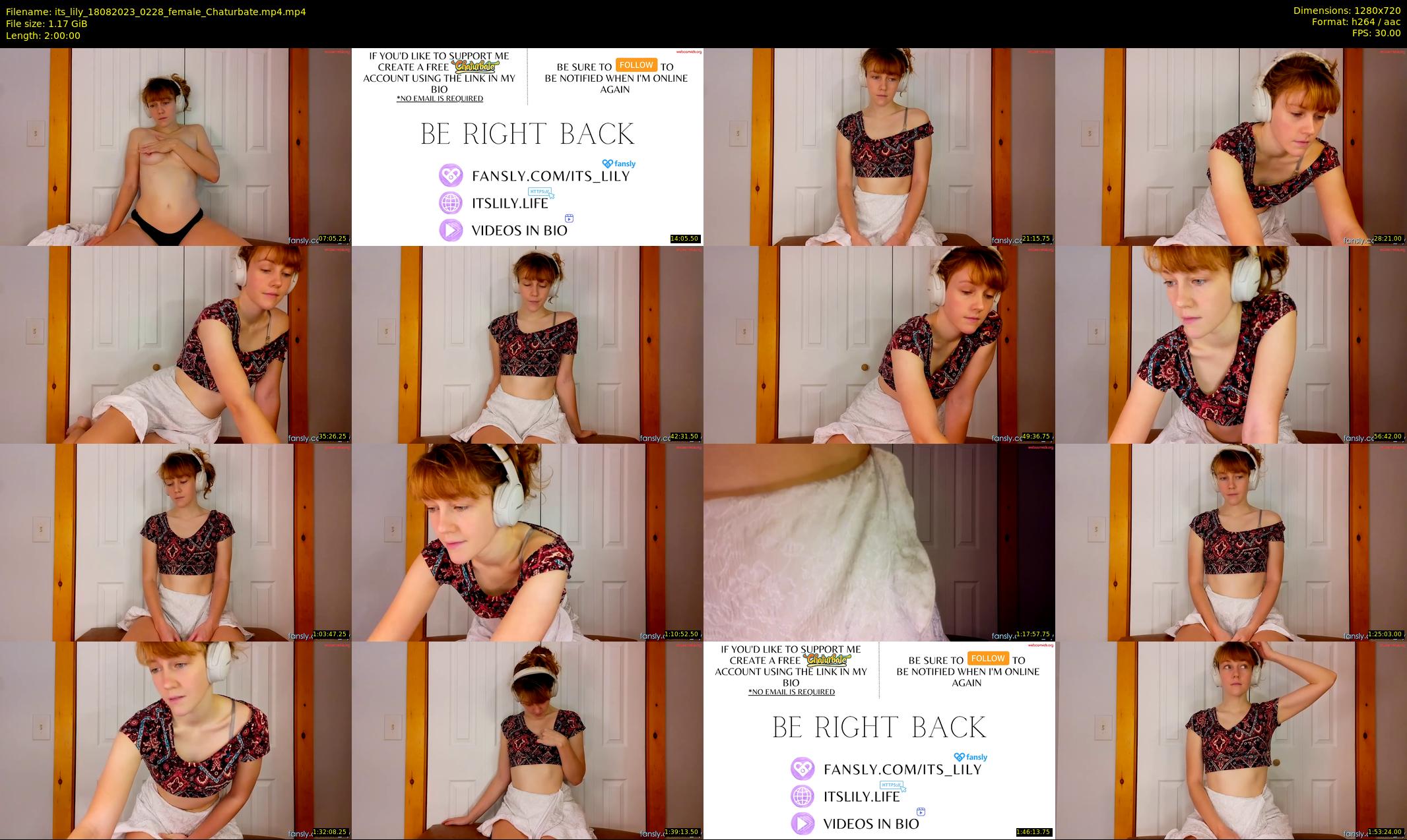 its_lily — 120 minute Chaturbate female cam show recording, 720p, Aug 18, 2023