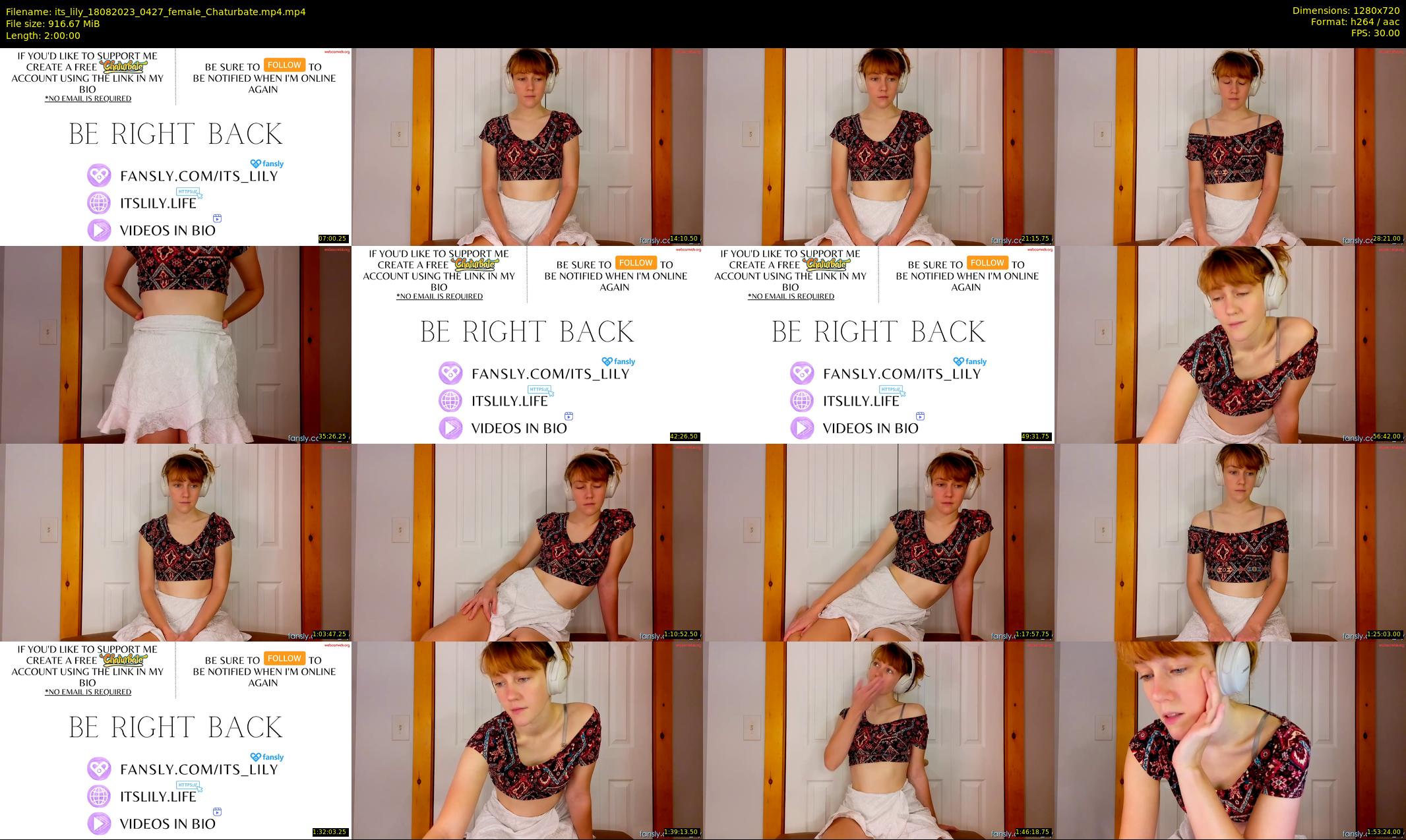 its_lily — 120 minute Chaturbate female cam show recording, 720p, Aug 18, 2023