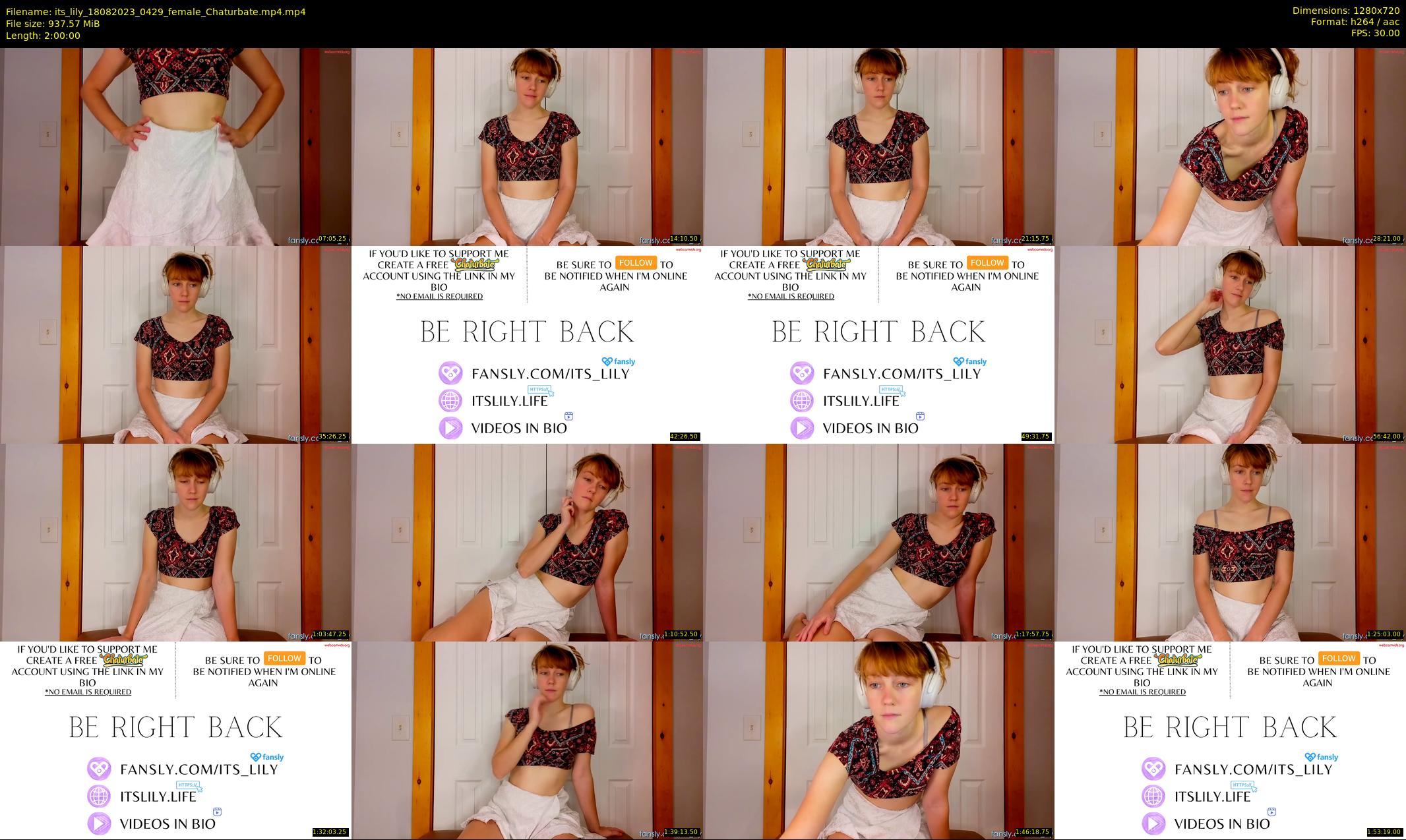 its_lily — 120 minute Chaturbate female cam show recording, 720p, Aug 18, 2023