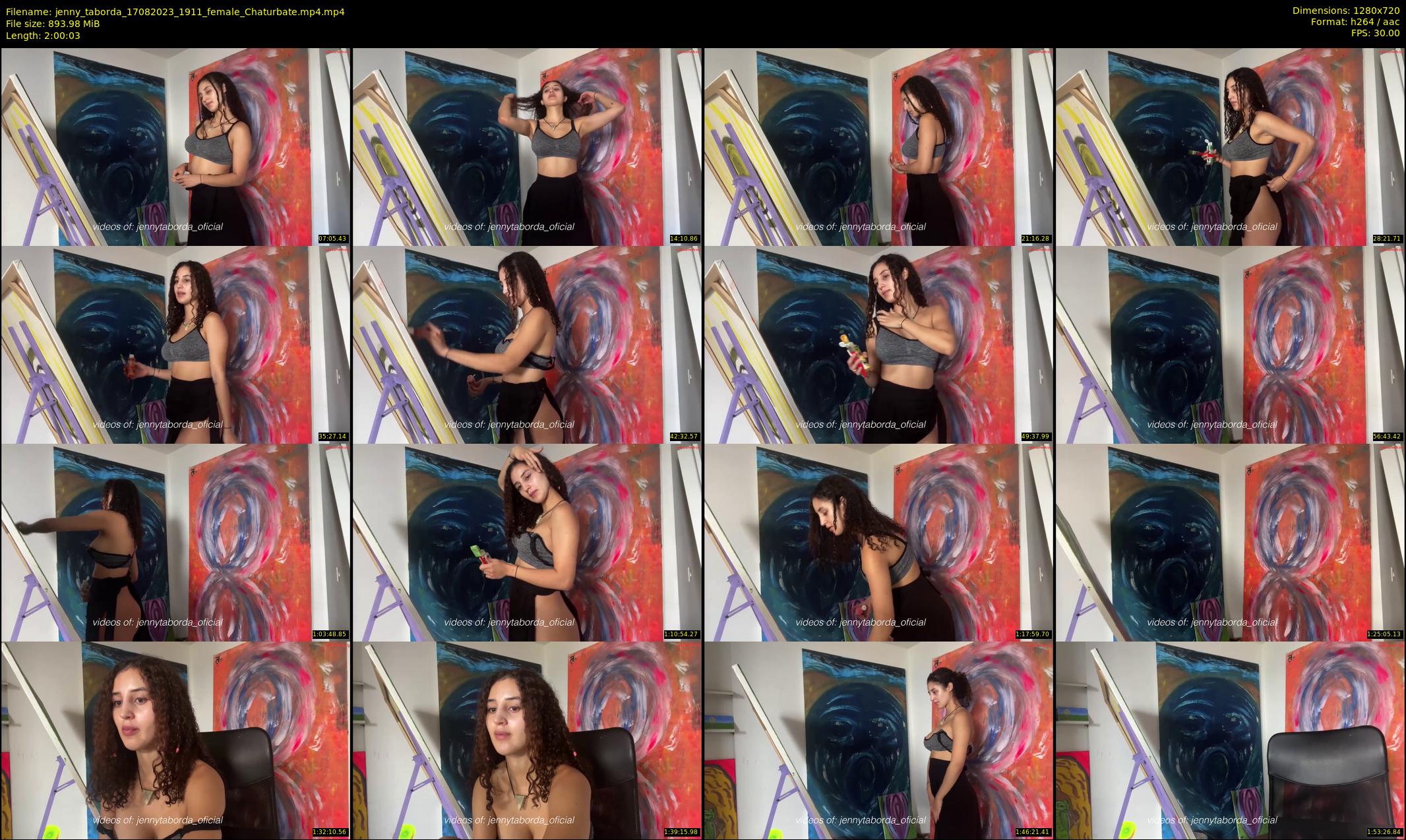 jenny_taborda — 121 minute Chaturbate female cam show recording, 720p, Aug 17, 2023