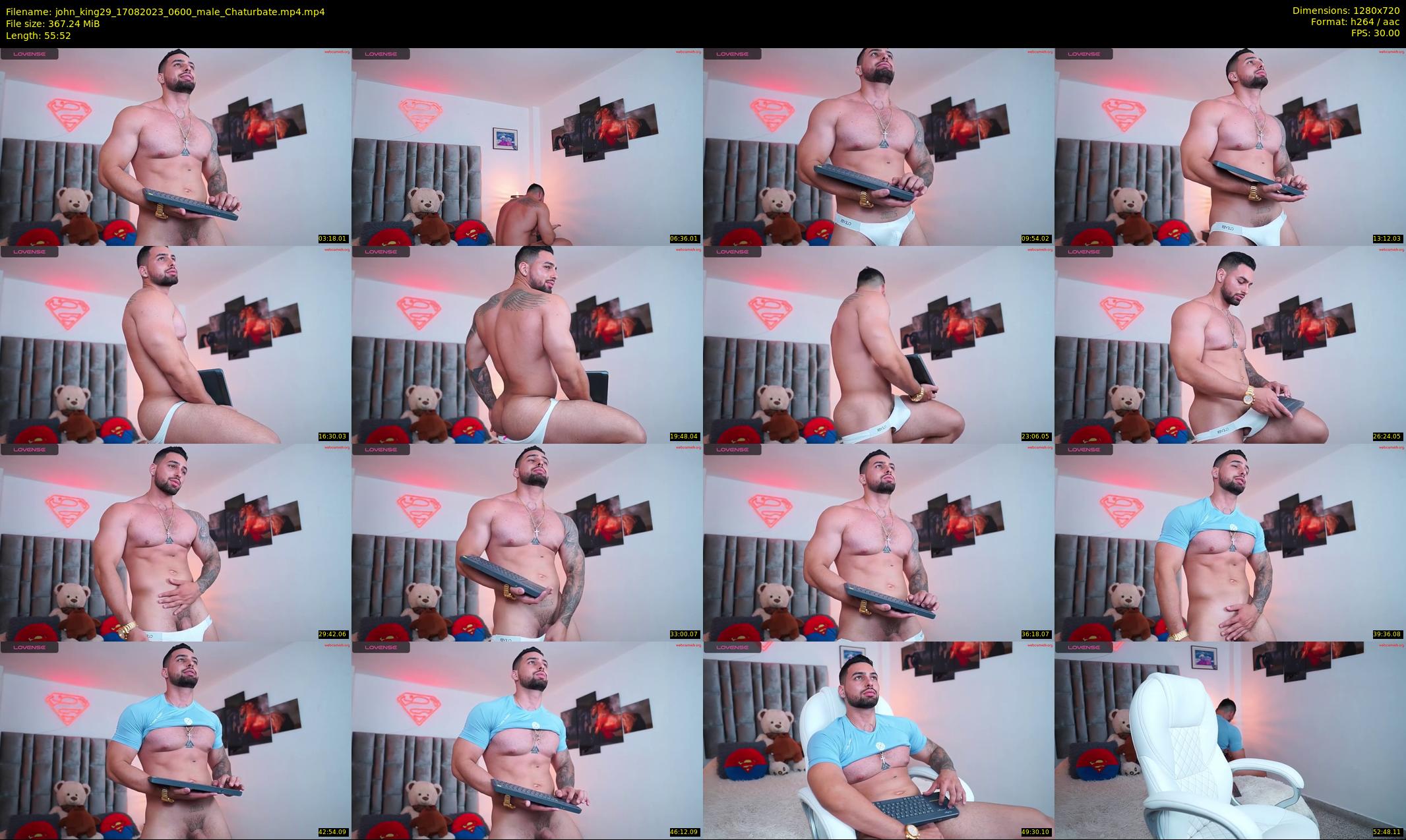 john_king29 — 56 minute Chaturbate male cam show recording, 720p, Aug 17, 2023