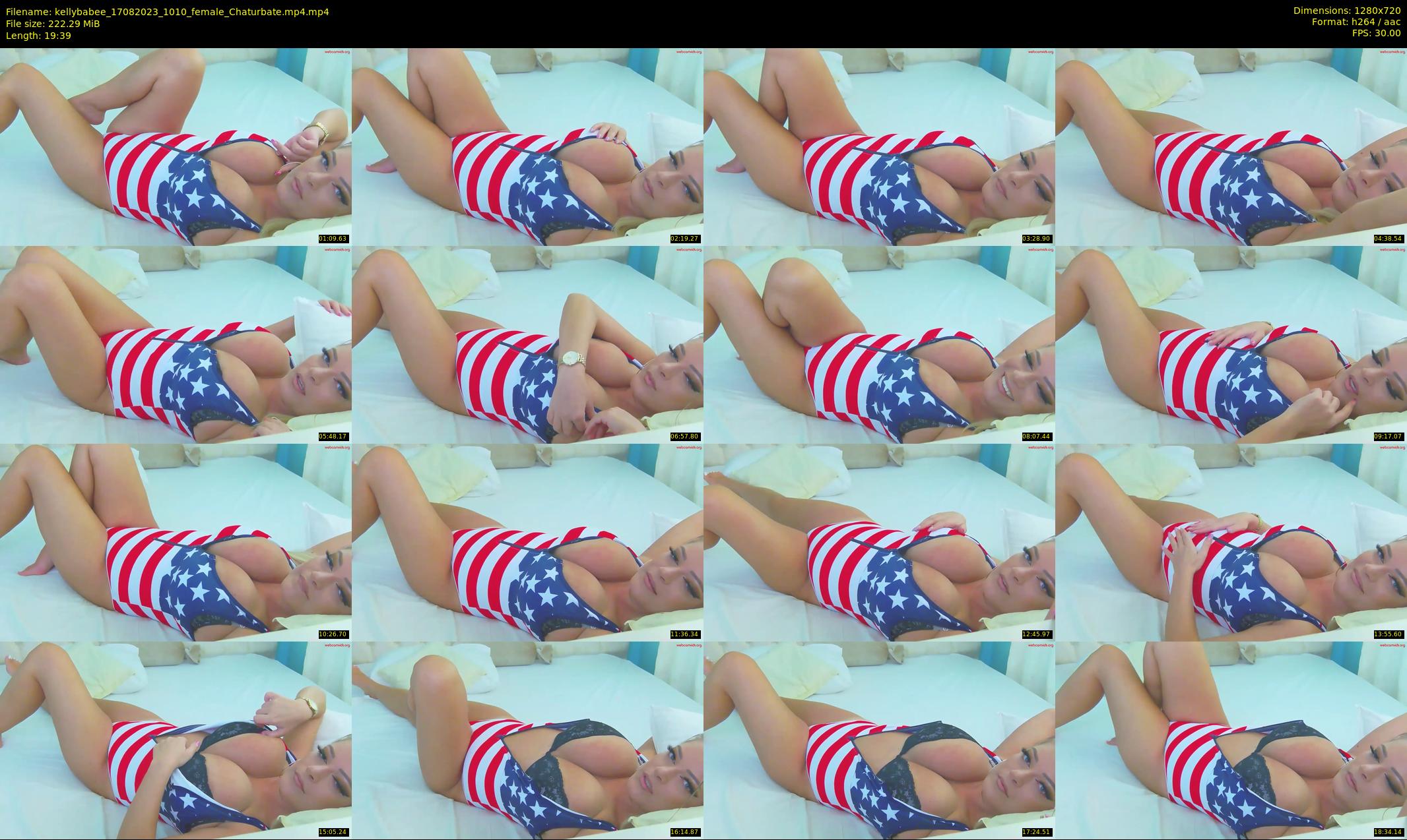 kellybabee — 20 minute Chaturbate female cam show recording, 720p, Aug 17, 2023