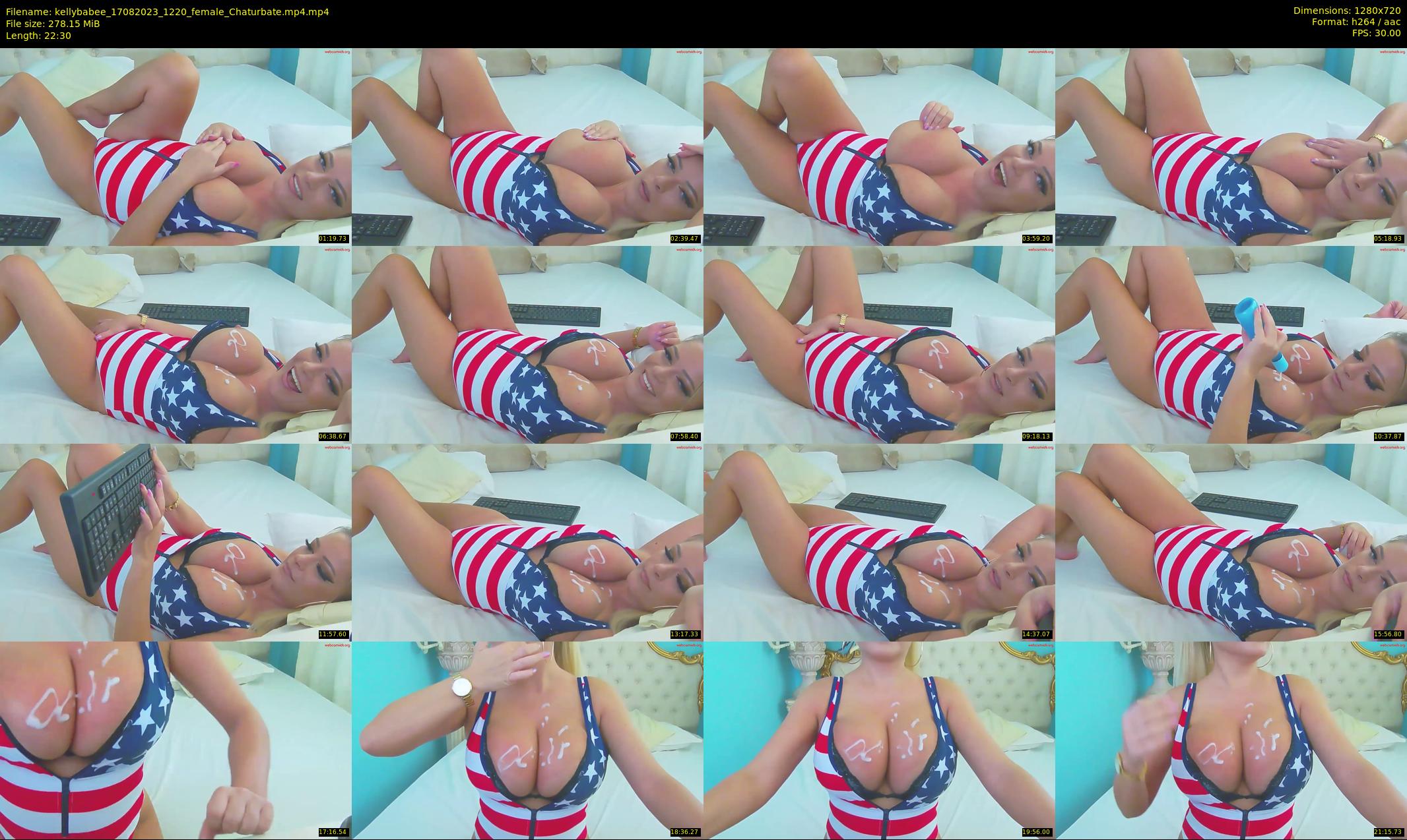 kellybabee — 23 minute Chaturbate female cam show recording, 720p, Aug 17, 2023