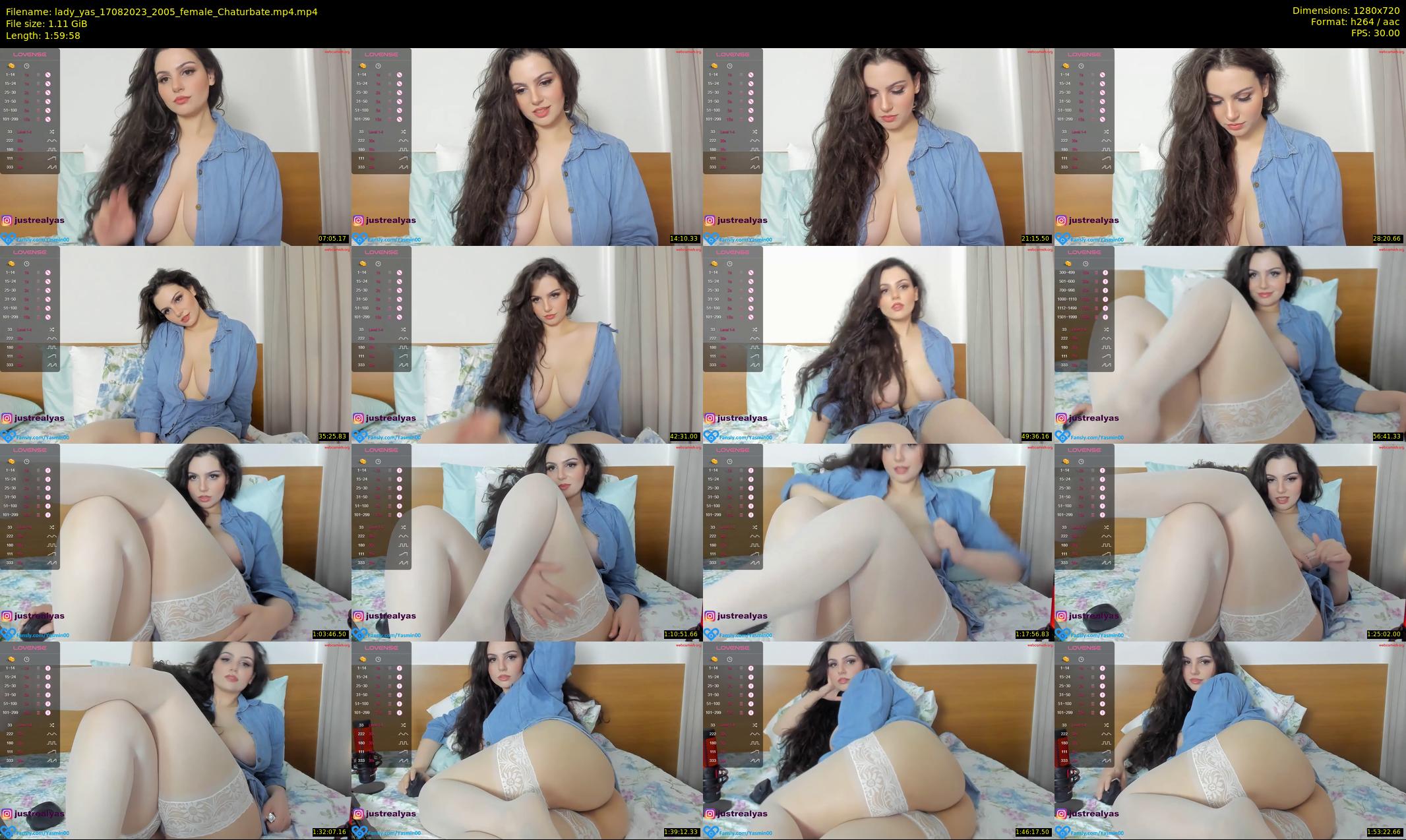 lady_yas — 120 minute Chaturbate female cam show recording, 720p, Aug 17, 2023