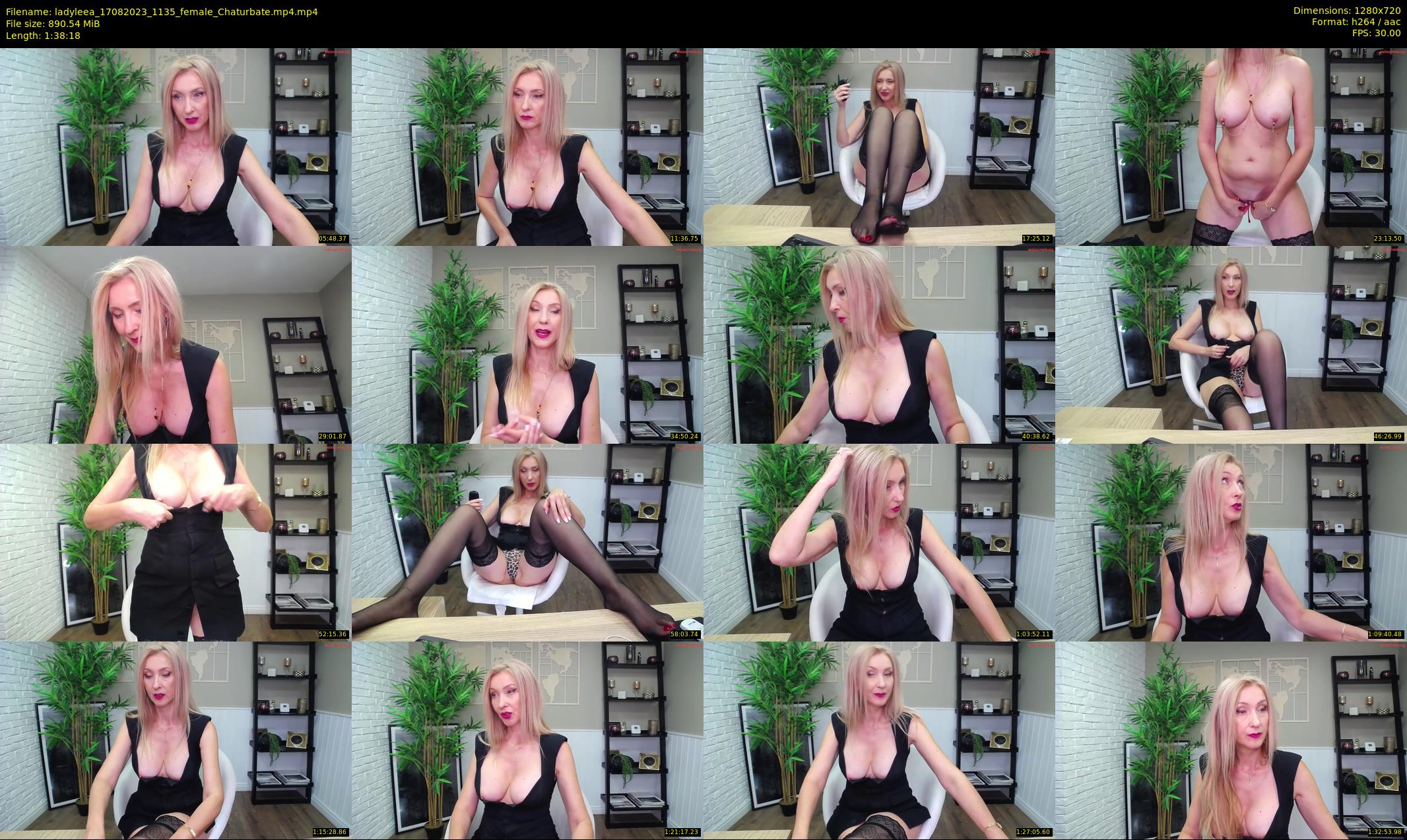 ladyleea — 99 minute Chaturbate female cam show recording, 720p, Aug 17, 2023