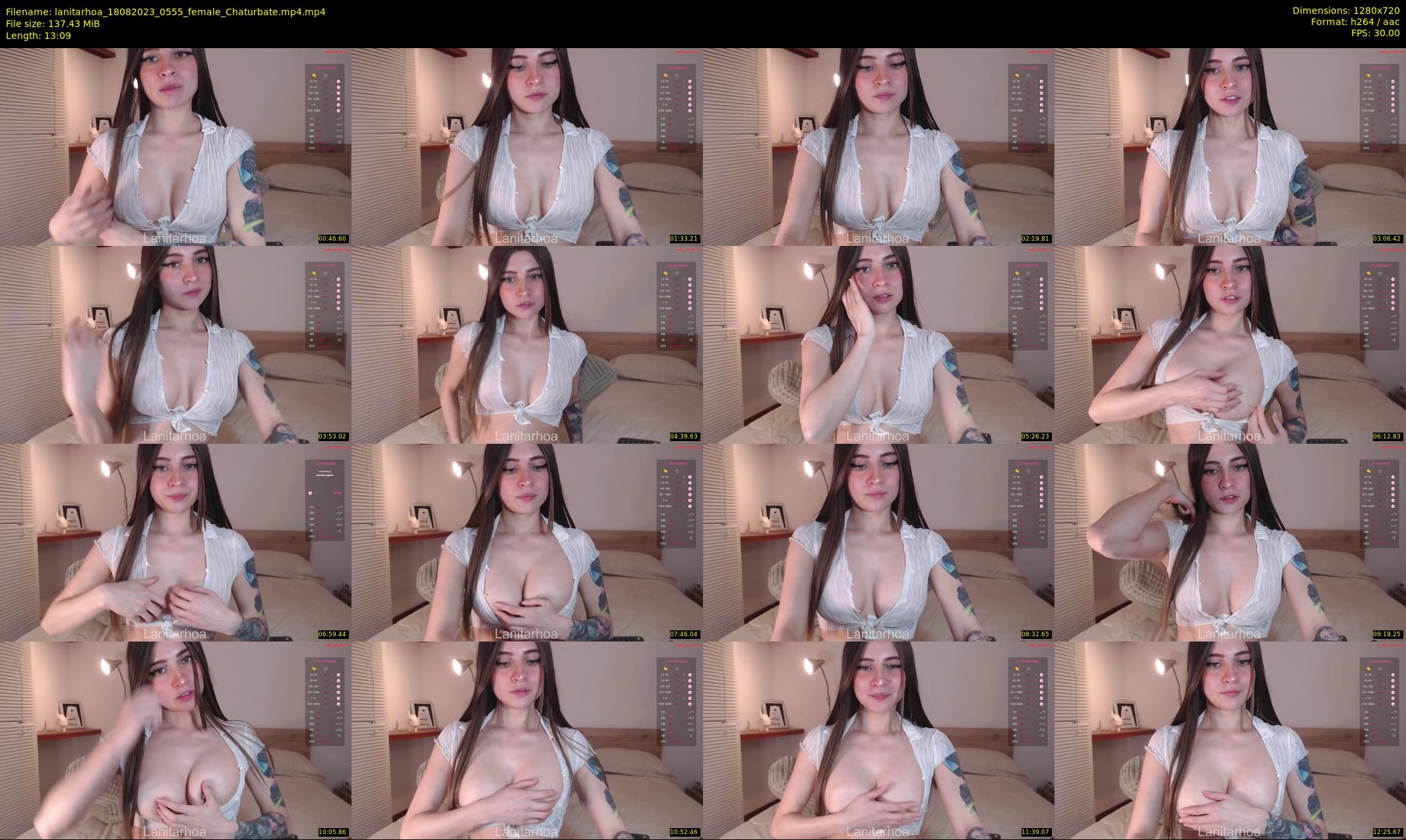 lanitarhoa — 14 minute Chaturbate female cam show recording, 720p, Aug 18, 2023