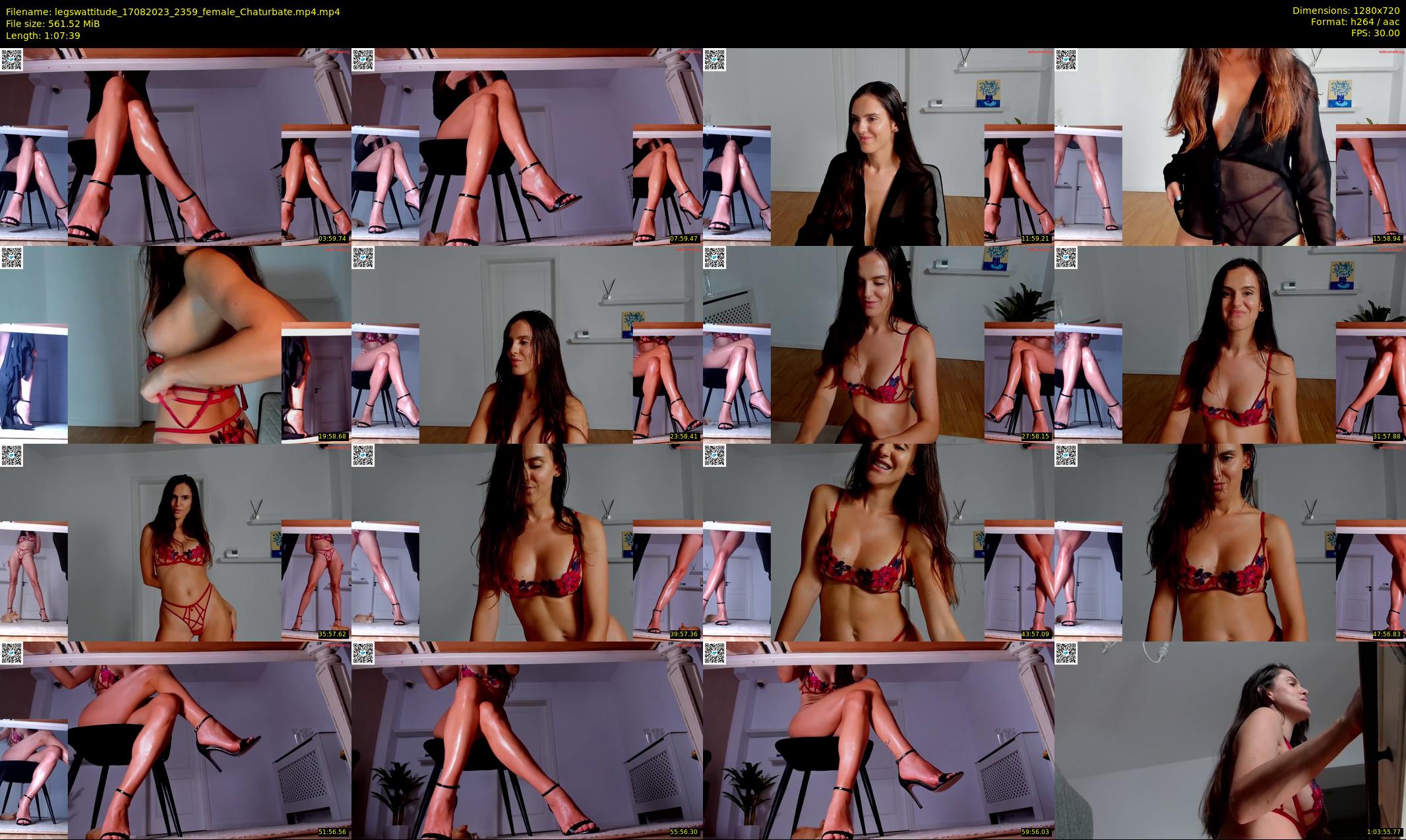 legswattitude — 68 minute Chaturbate female cam show recording, 720p, Aug 17, 2023