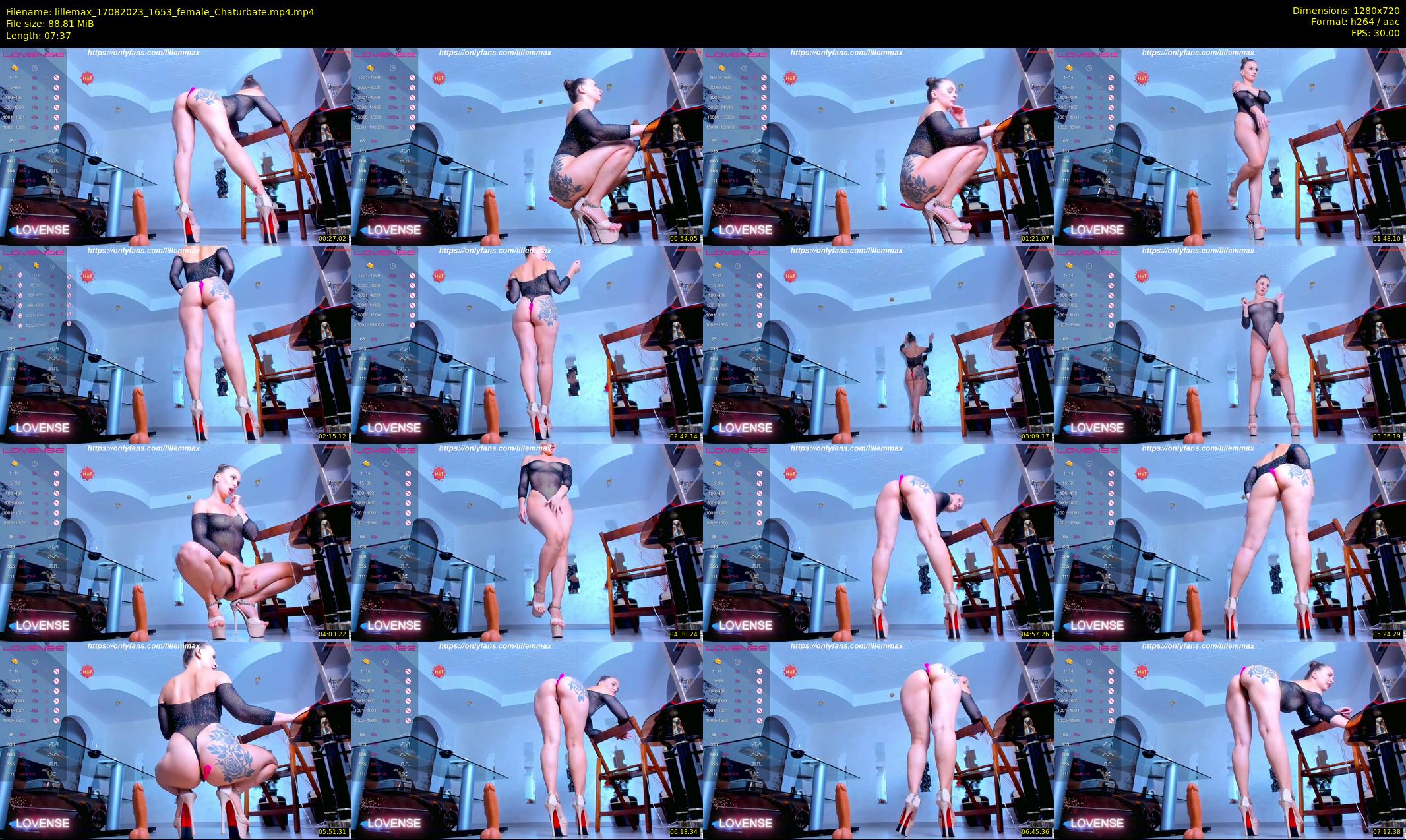 lillemax — 8 minute Chaturbate female cam show recording, 720p, Aug 17, 2023