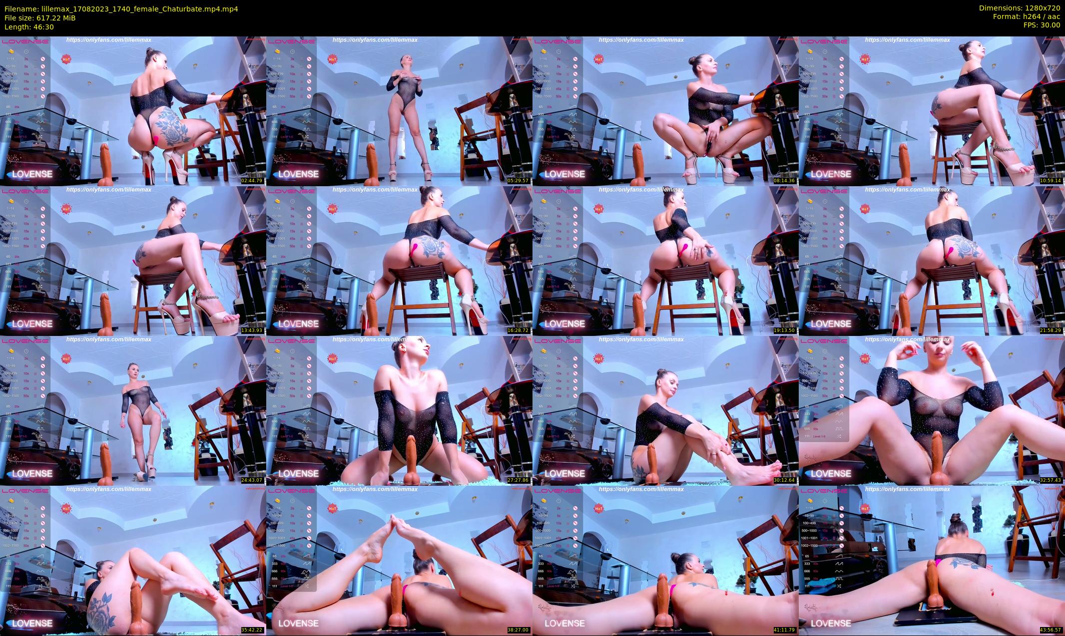 lillemax — 47 minute Chaturbate female cam show recording, 720p, Aug 17, 2023