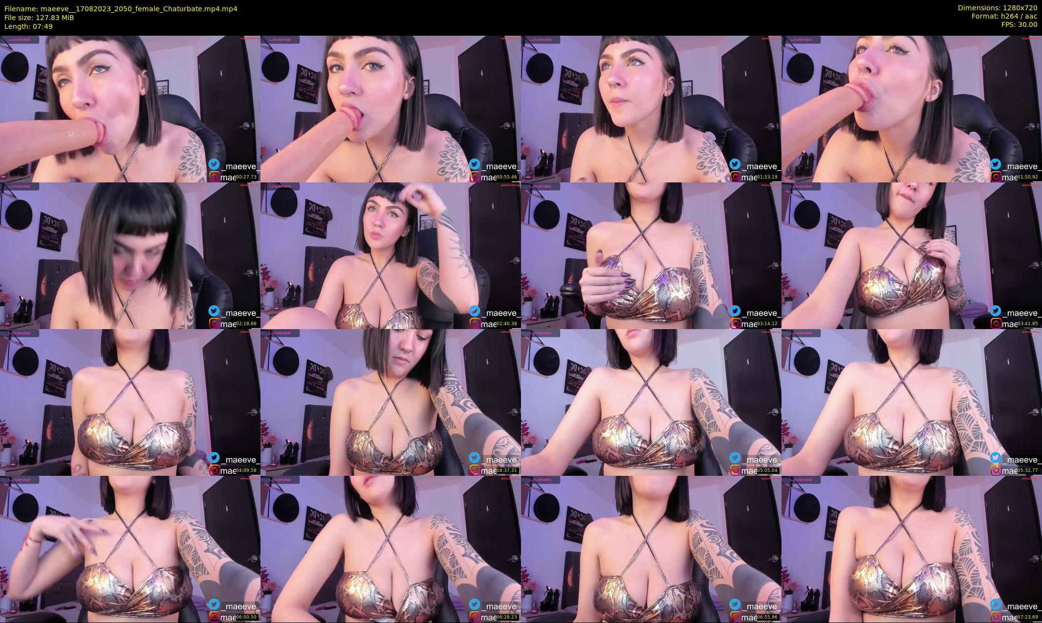 maeeve_ — 8 minute Chaturbate female cam show recording, 720p, Aug 17, 2023