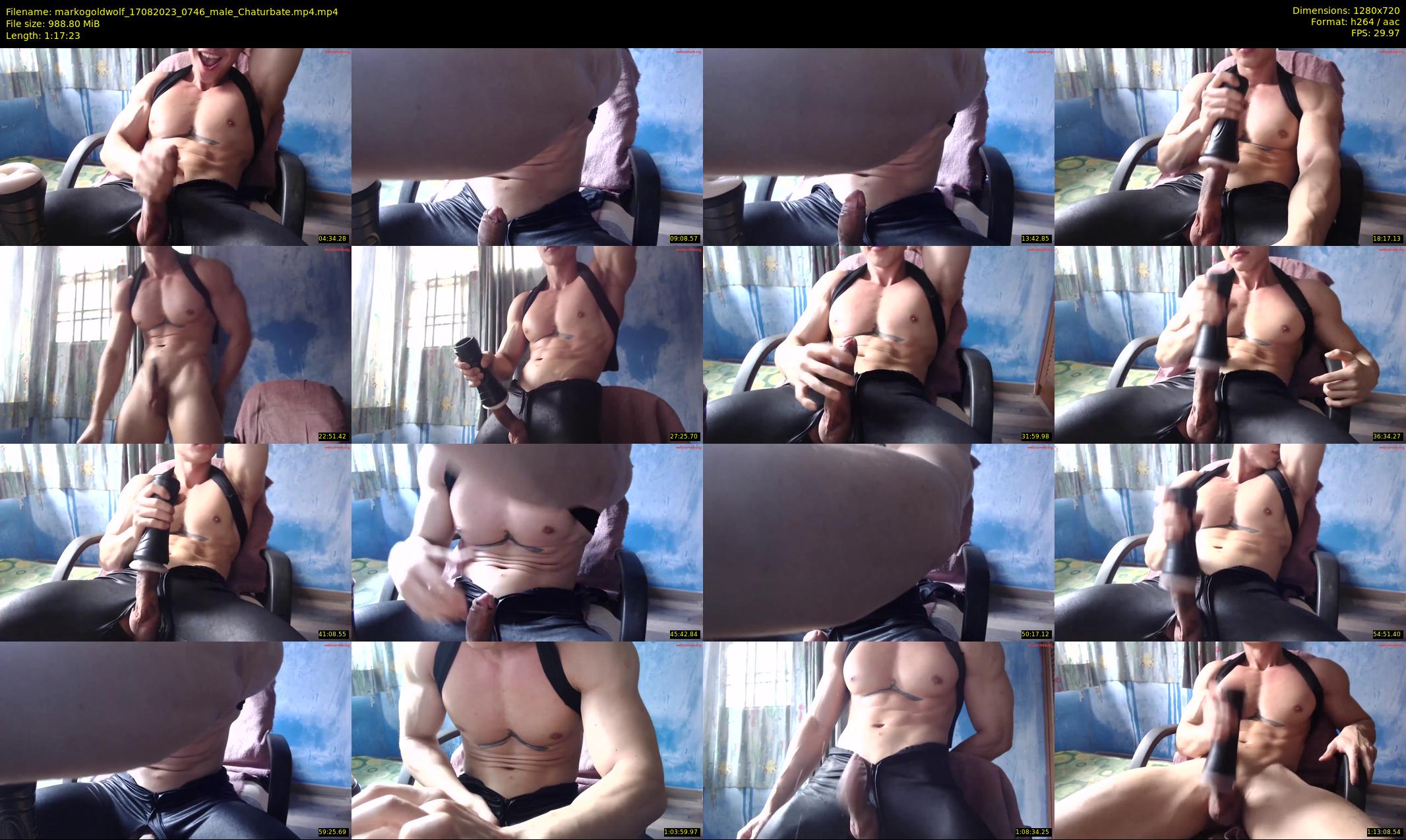 markogoldwolf — 78 minute Chaturbate male cam show recording, 720p, Aug 17, 2023