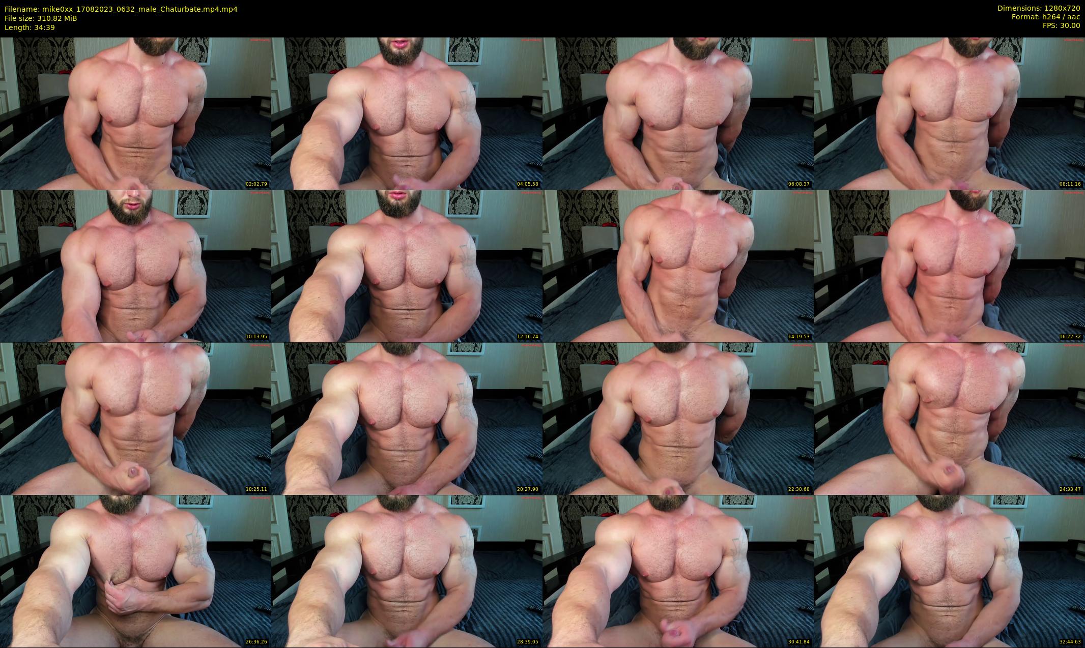 mike0xx — 35 minute Chaturbate male cam show recording, 720p, Aug 17, 2023