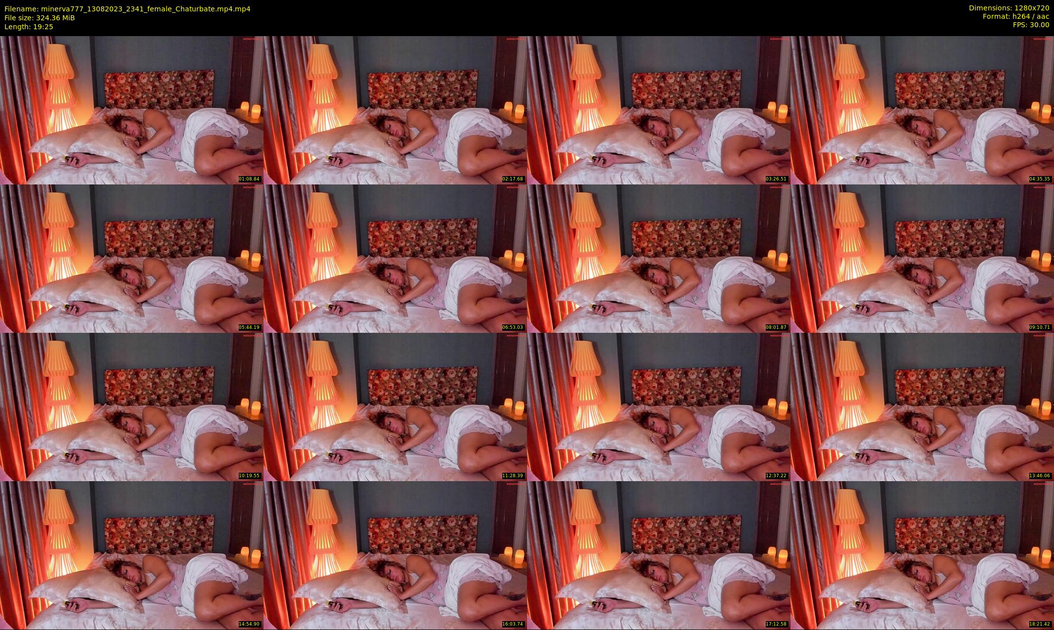 minerva777 — 20 minute Chaturbate female cam show recording, 720p, Aug 13, 2023