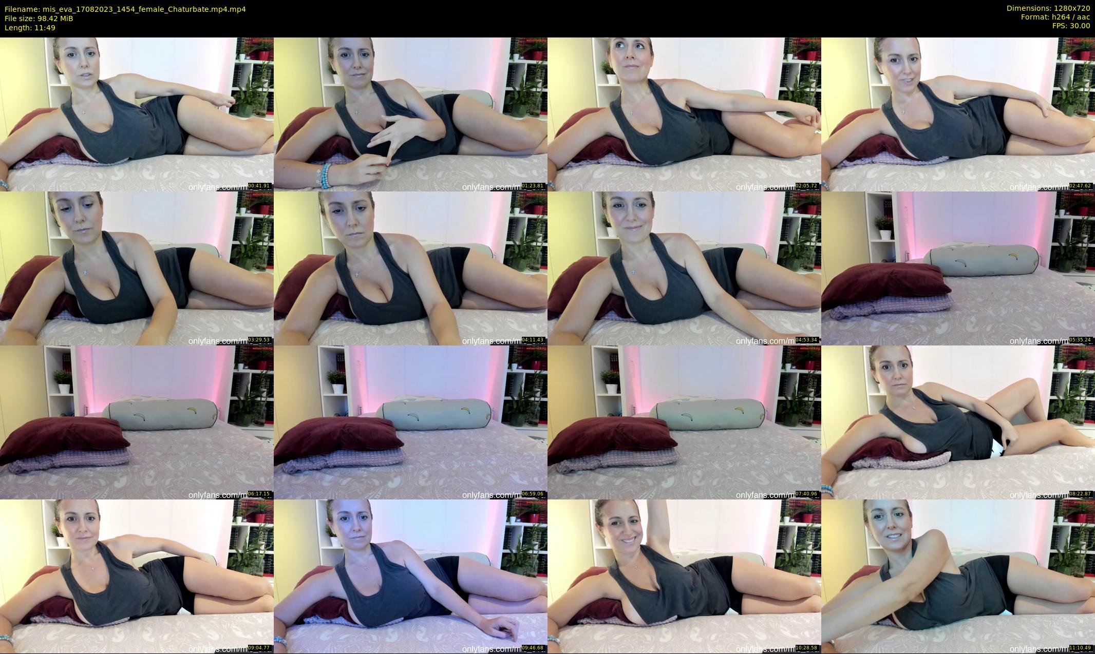 mis_eva — 12 minute Chaturbate female cam show recording, 720p, Aug 17, 2023
