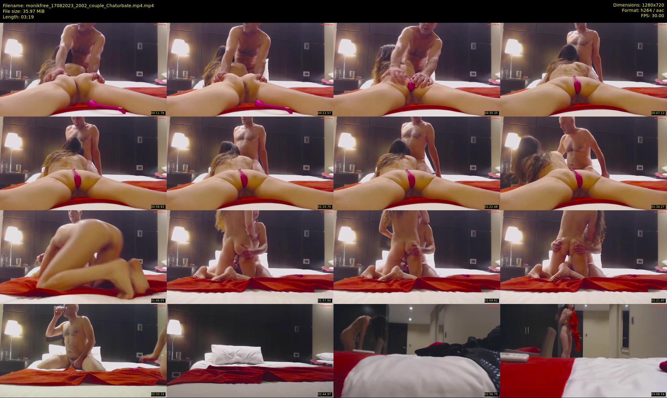monikfree — 4 minute Chaturbate couple cam show recording, 720p, Aug 17, 2023