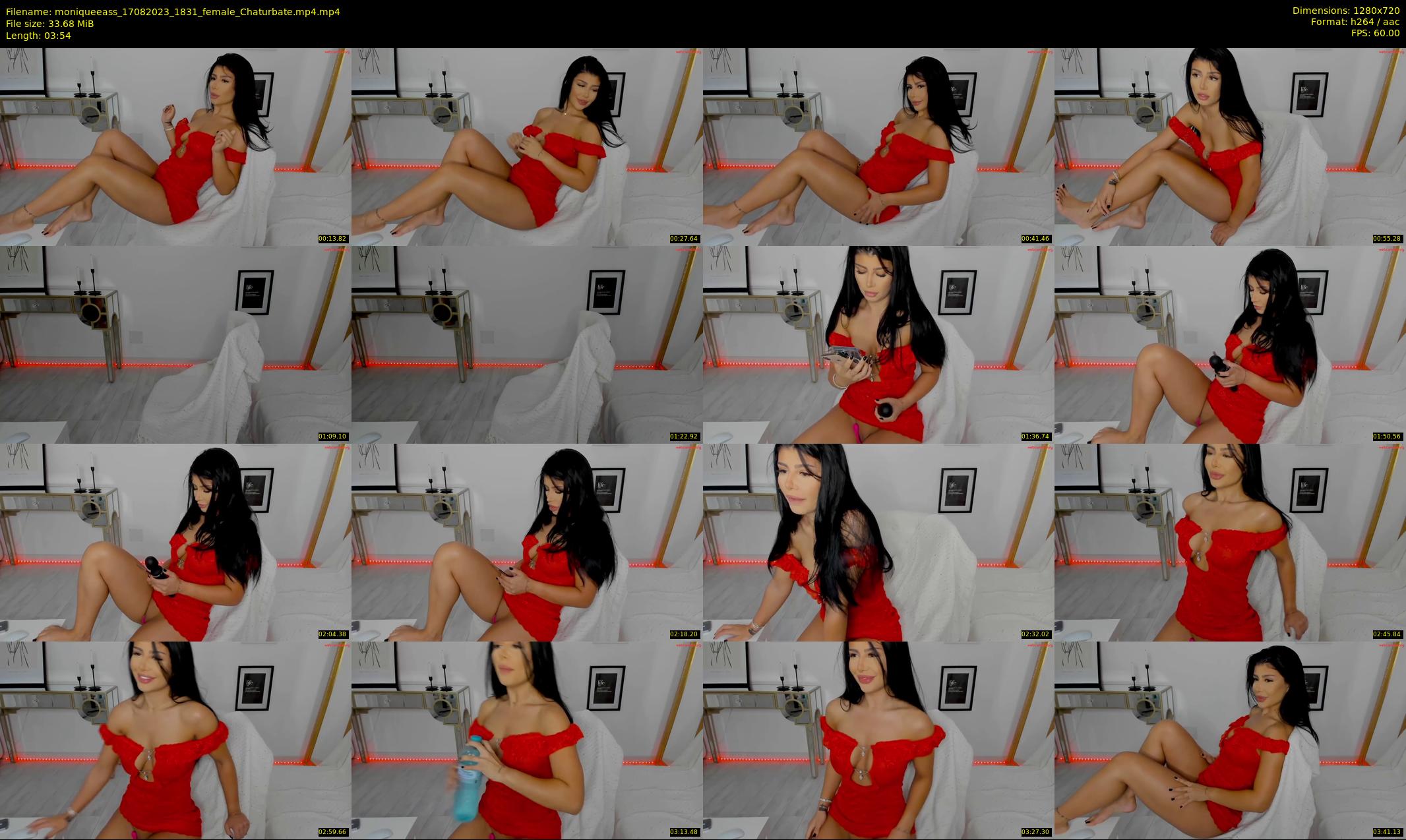 moniqueeass — 4 minute Chaturbate female cam show recording, 720p, Aug 17, 2023