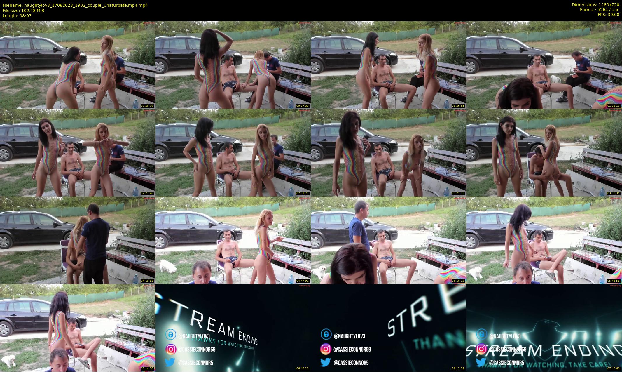 naughtylov3 — 9 minute Chaturbate couple cam show recording, 720p, Aug 17, 2023
