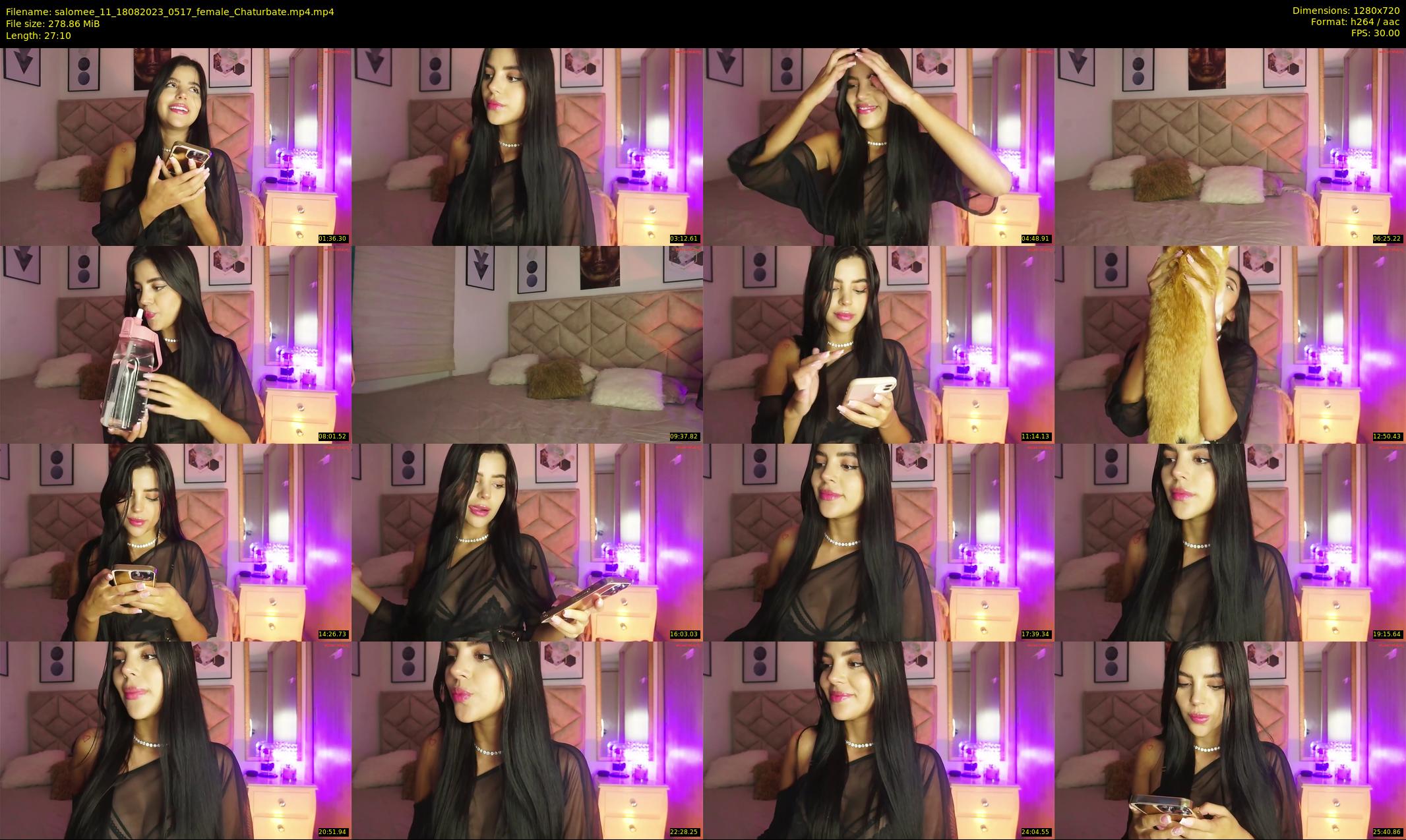 salomee_11 — 28 minute Chaturbate female cam show recording, 720p, Aug 18, 2023