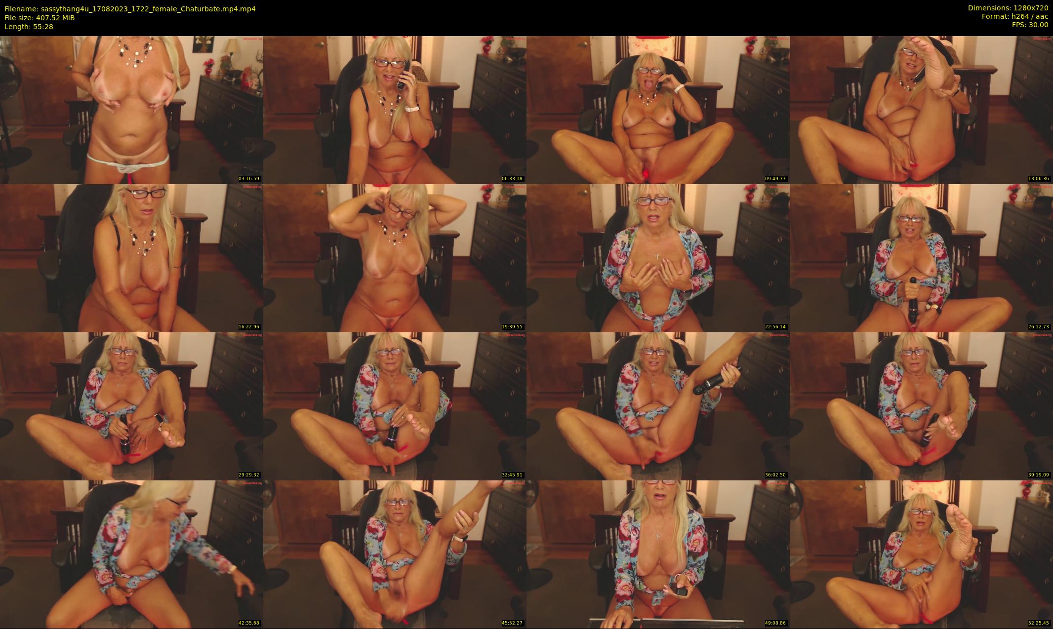 sassythang4u — 56 minute Chaturbate female cam show recording, 720p, Aug 17, 2023