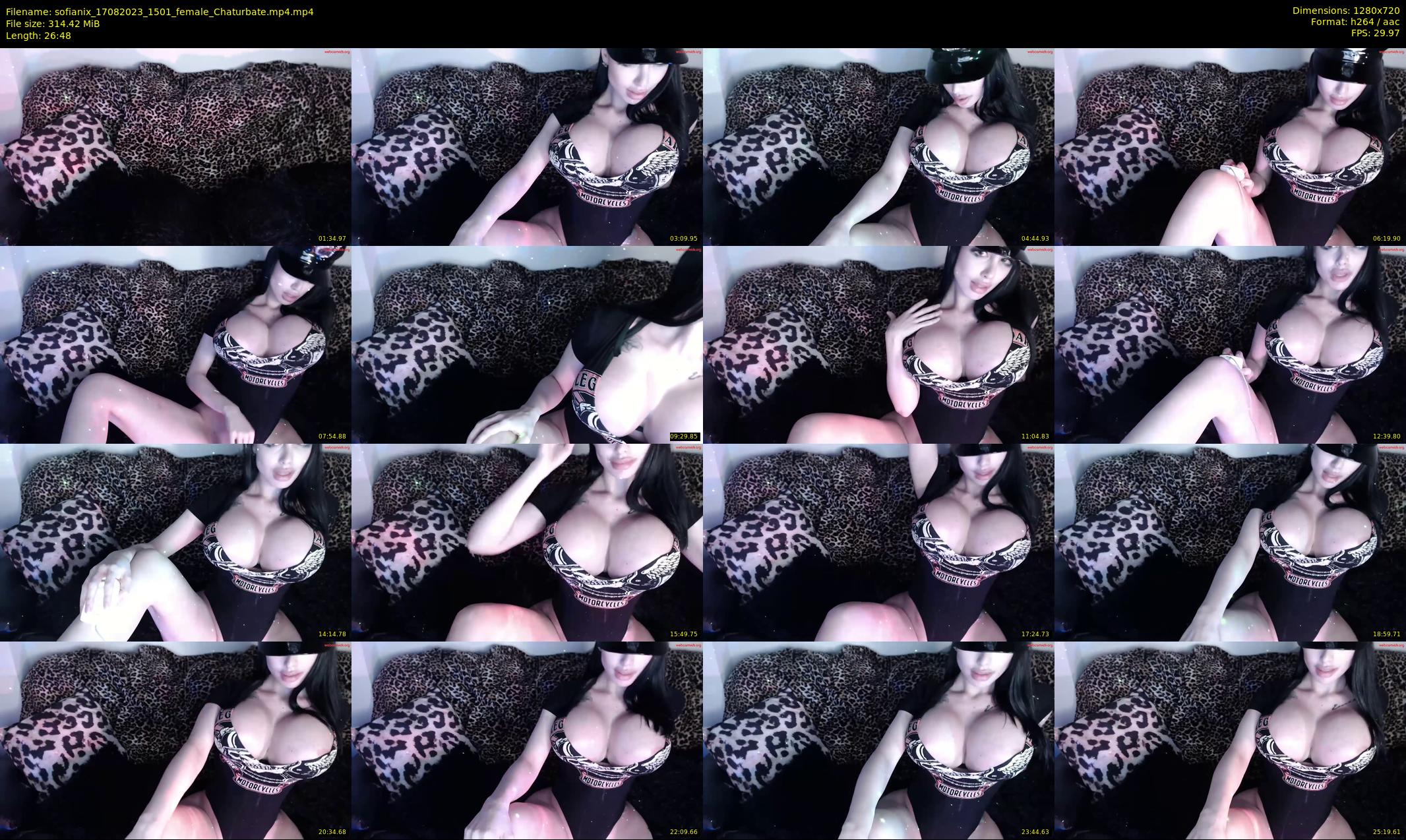 sofianix — 27 minute Chaturbate female cam show recording, 720p, Aug 17, 2023