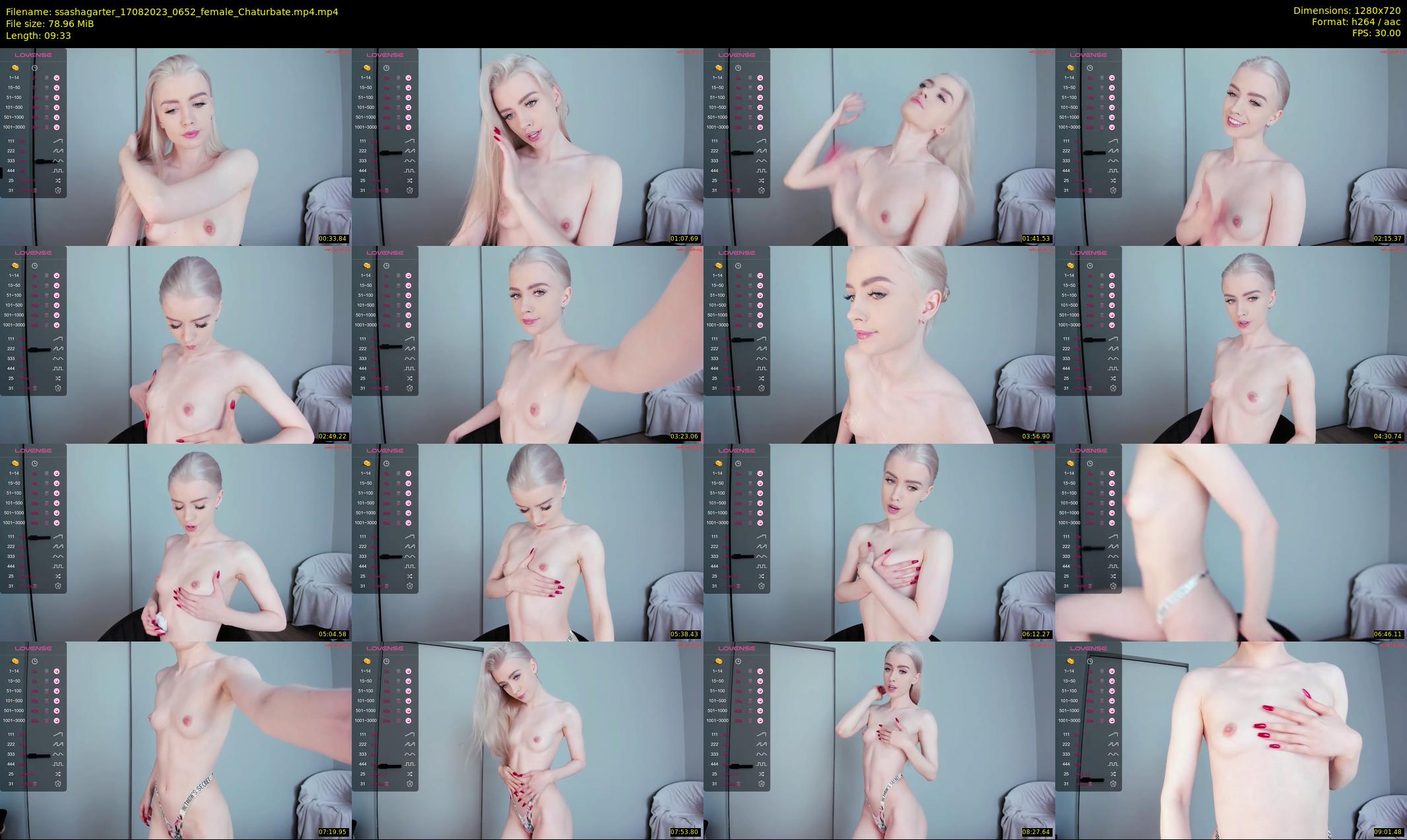ssashagarter — 10 minute Chaturbate female cam show recording, 720p, Aug 17, 2023