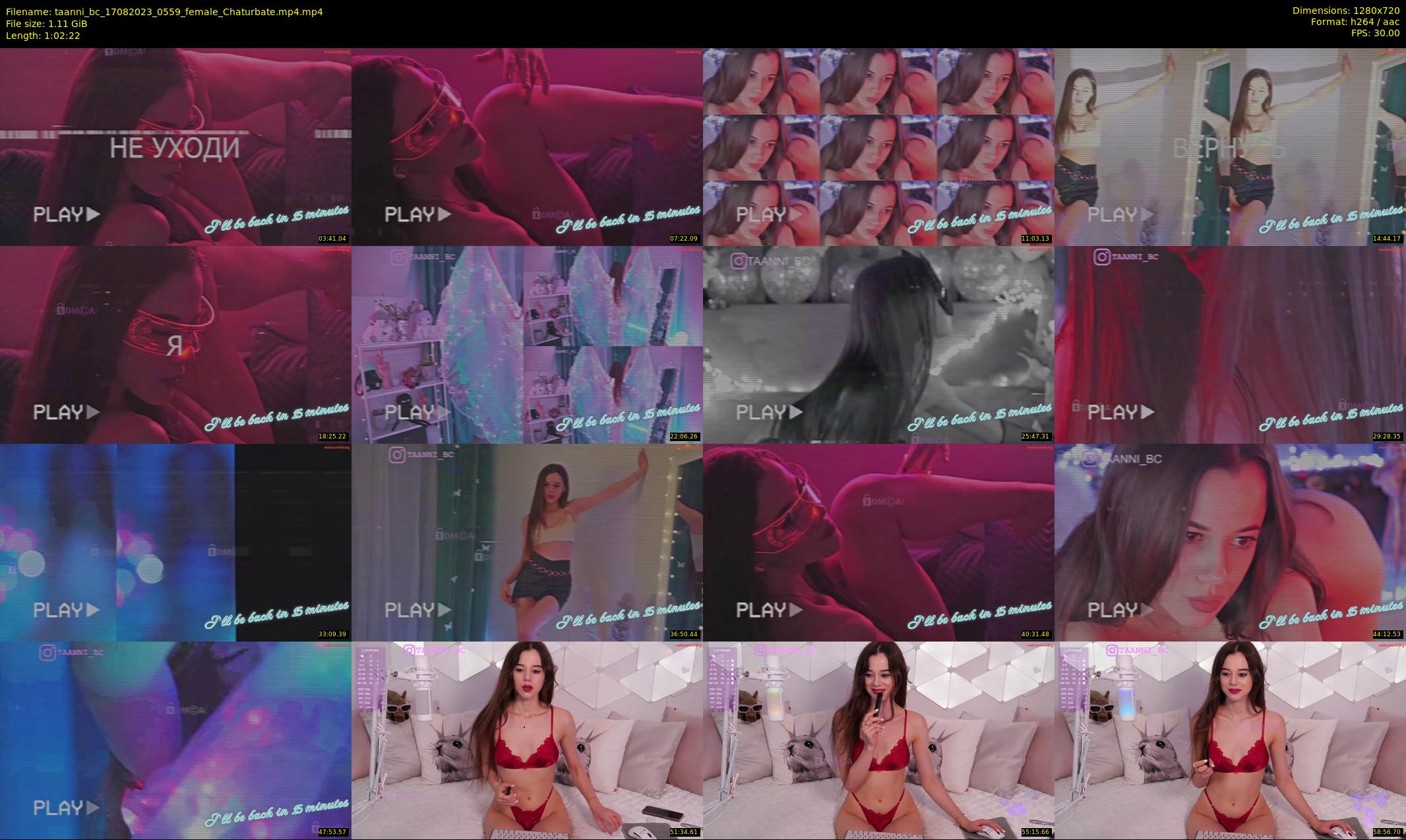 taanni_bc — 63 minute Chaturbate female cam show recording, 720p, Aug 17, 2023