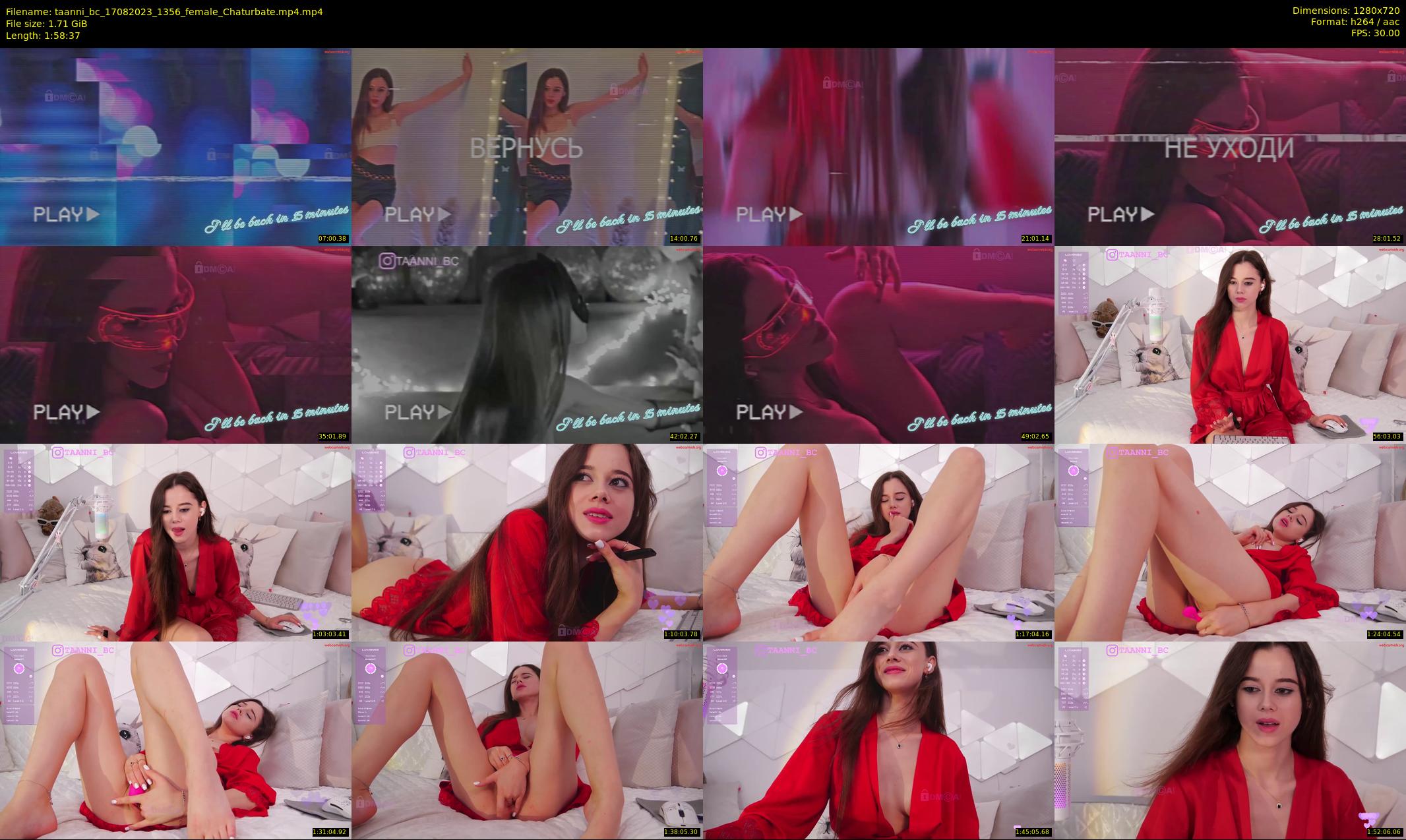 taanni_bc — 119 minute Chaturbate female cam show recording, 720p, Aug 17, 2023