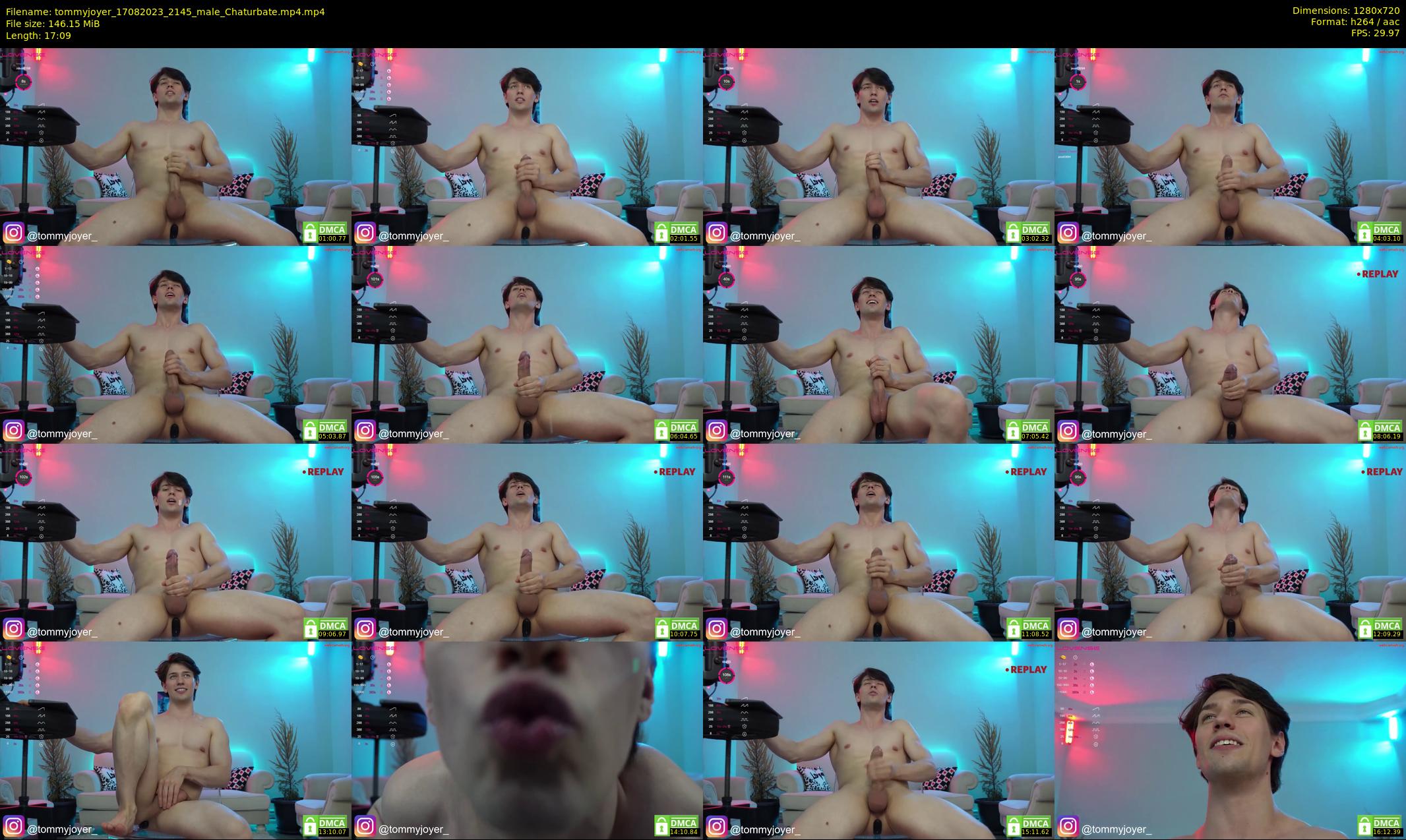 tommyjoyer — 18 minute Chaturbate male cam show recording, 720p, Aug 17, 2023