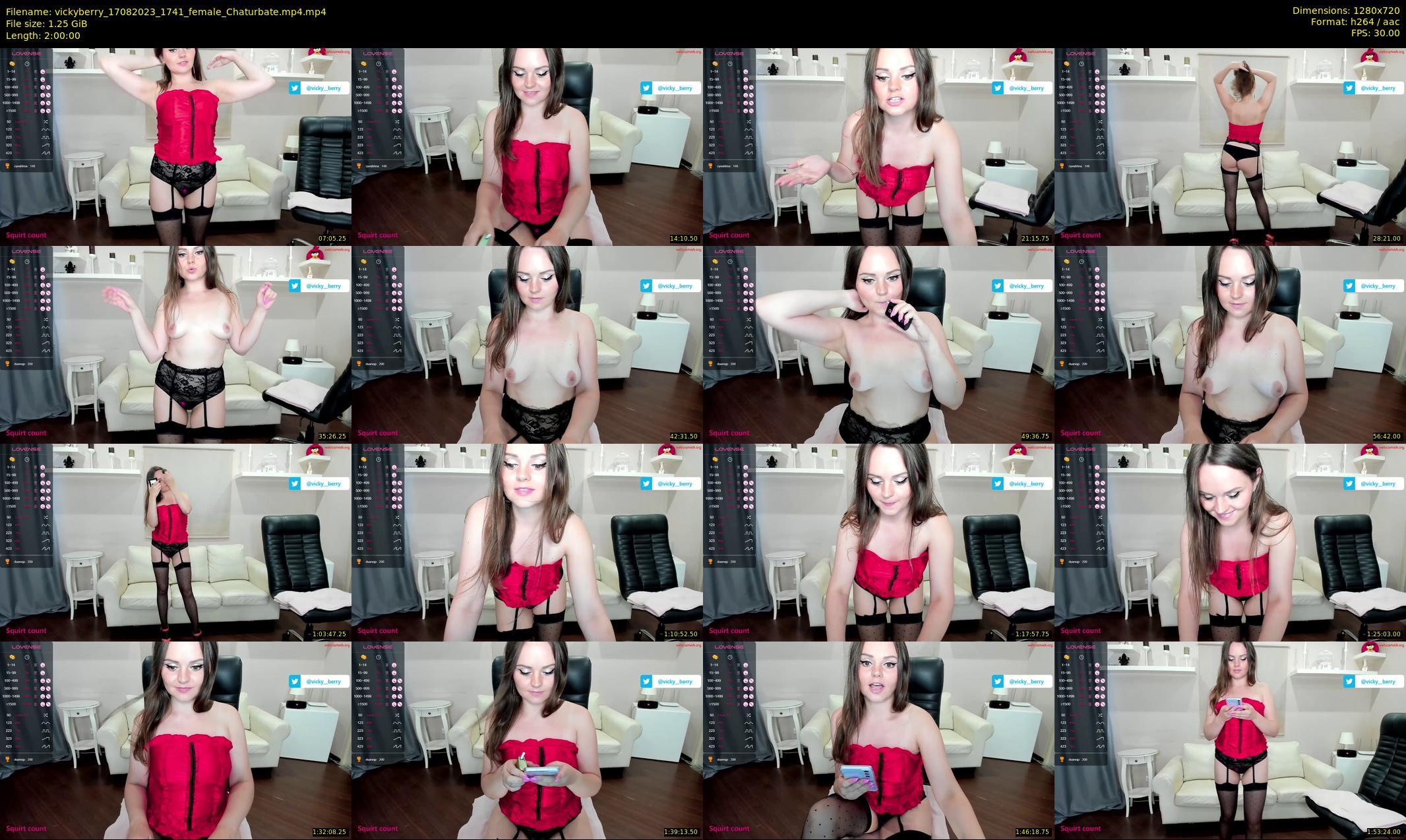 vickyberry — 120 minute Chaturbate female cam show recording, 720p, Aug 17, 2023