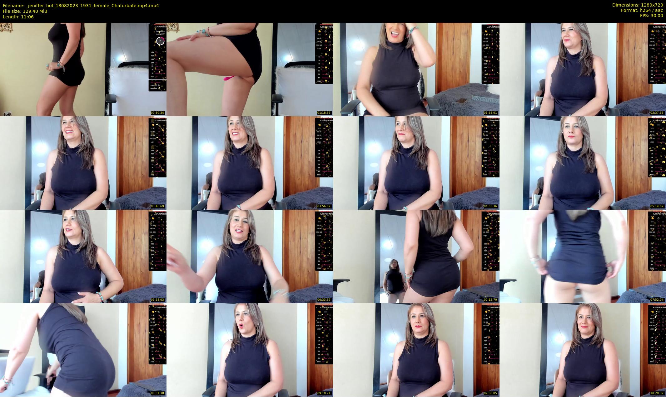 _jeniffer_hot — 12 minute Chaturbate female cam show recording, 720p, Aug 18, 2023