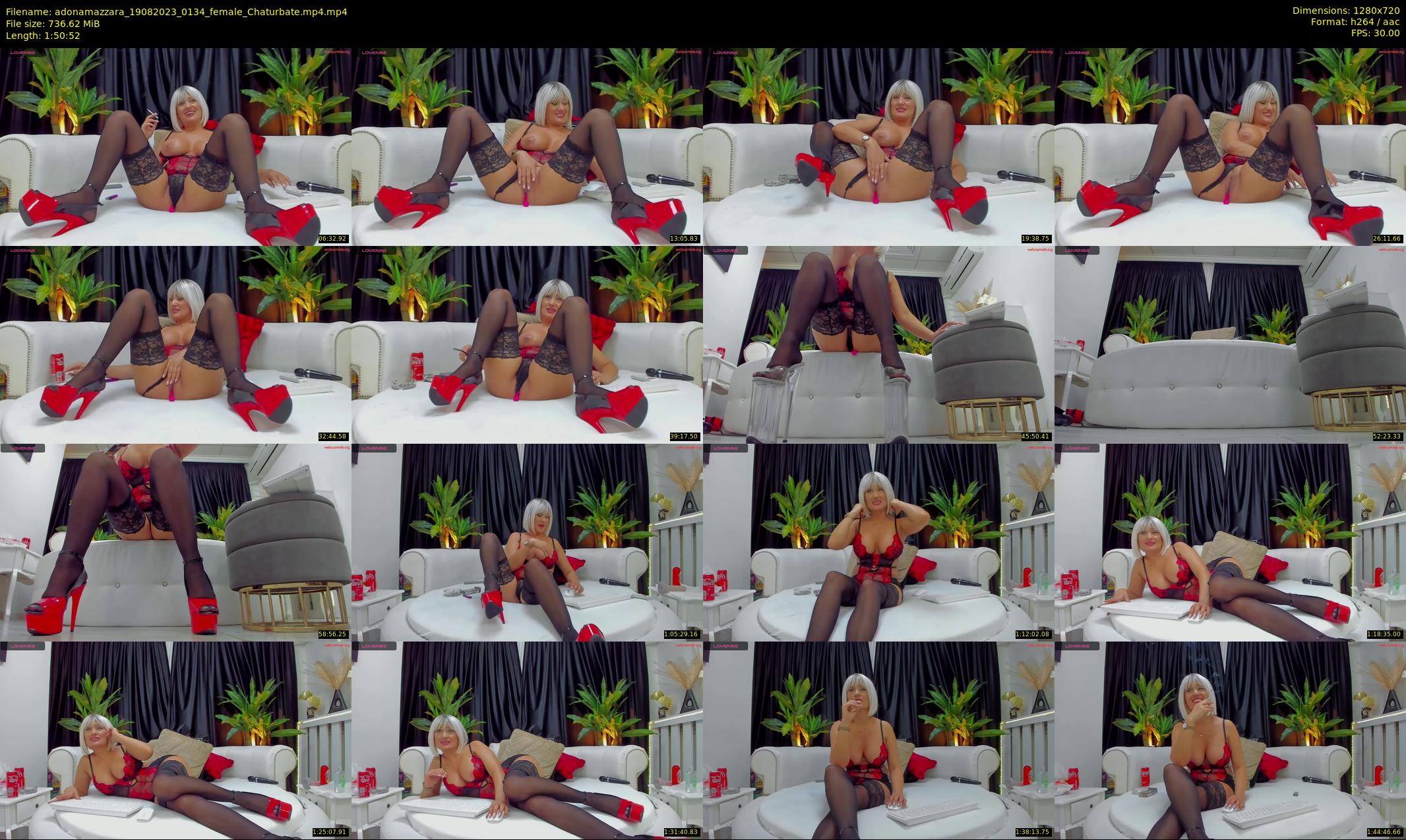 adonamazzara — 111 minute Chaturbate female cam show recording, 720p, Aug 19, 2023