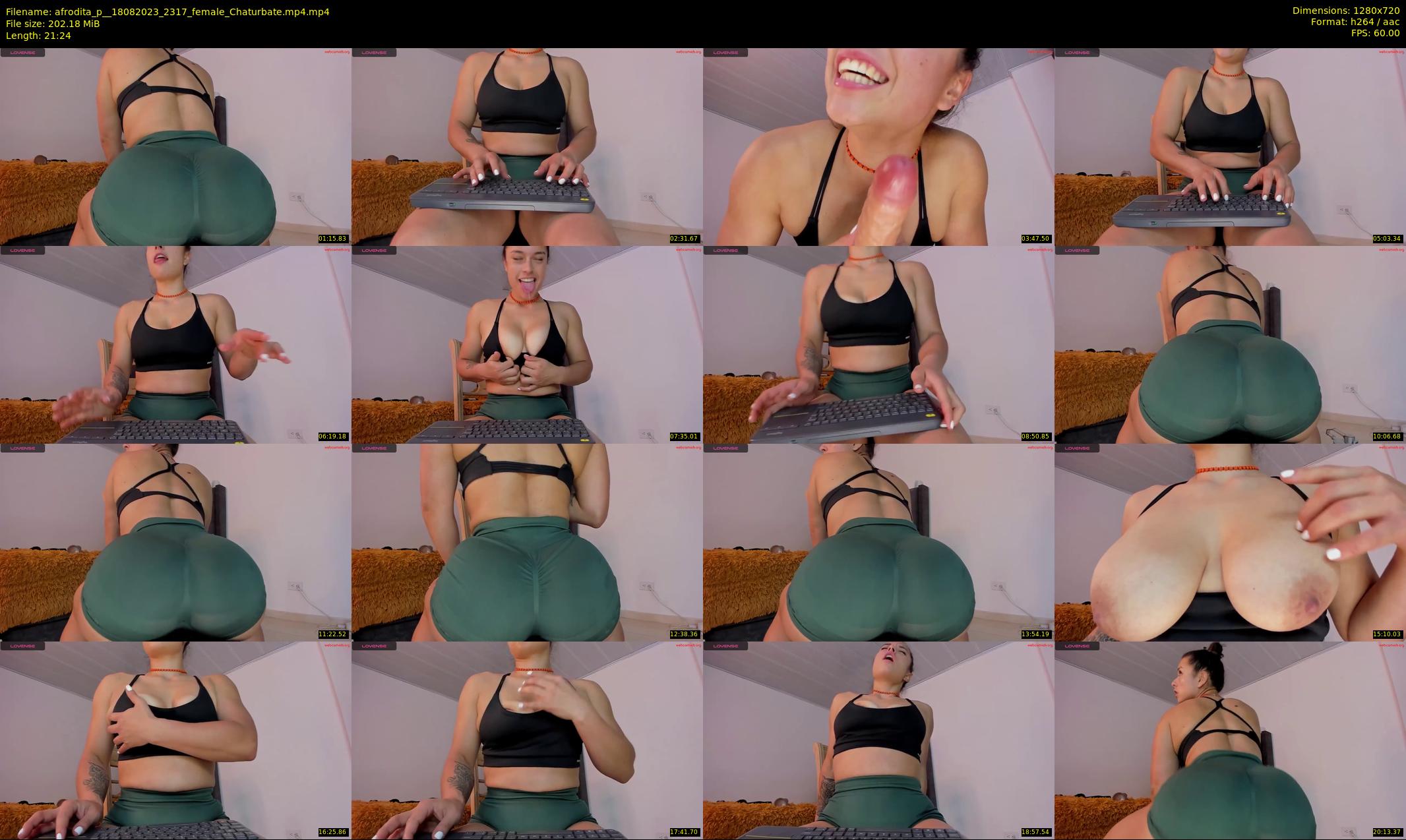afrodita_p_ — 22 minute Chaturbate female cam show recording, 720p, Aug 18, 2023