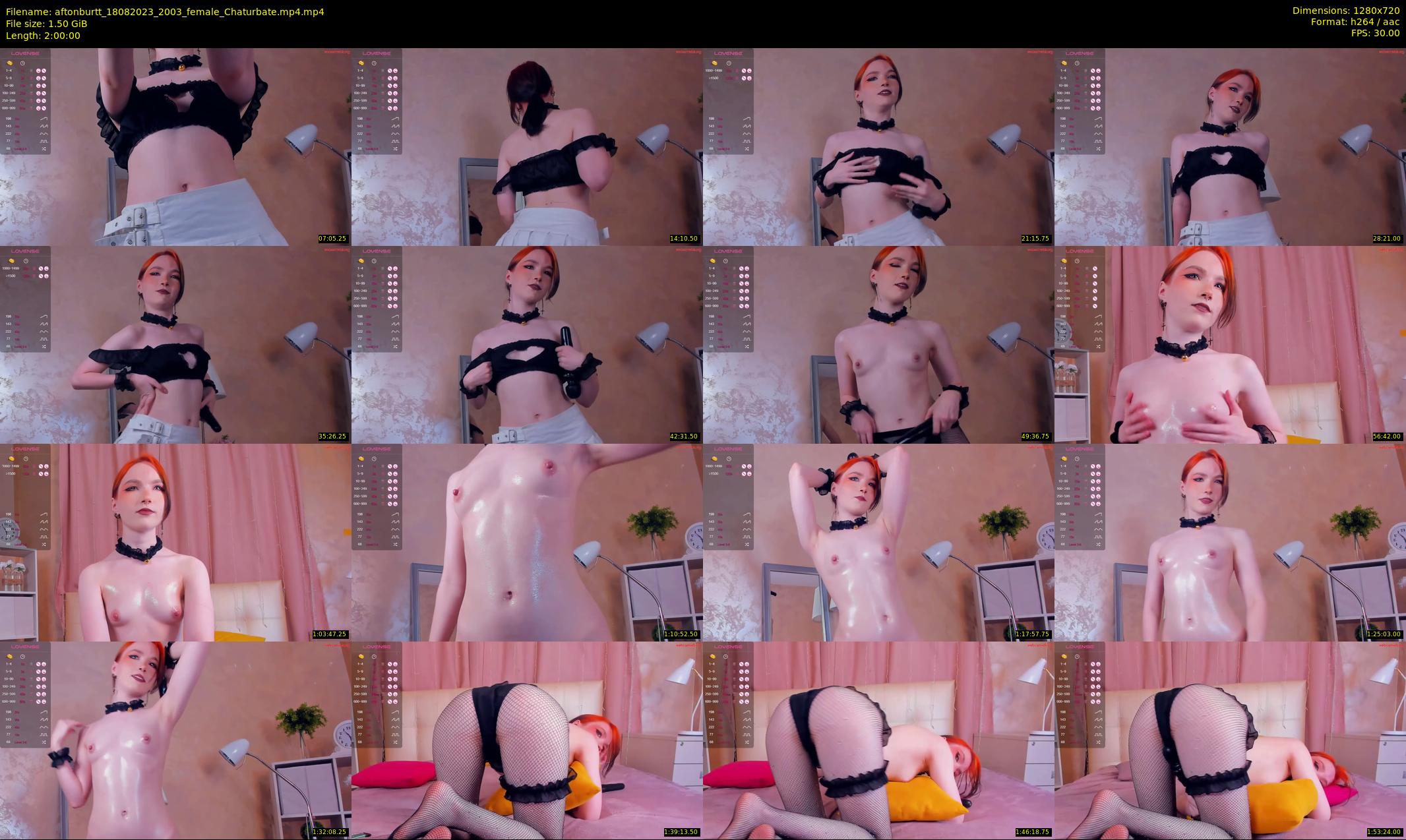 aftonburtt — 120 minute Chaturbate female cam show recording, 720p, Aug 18, 2023