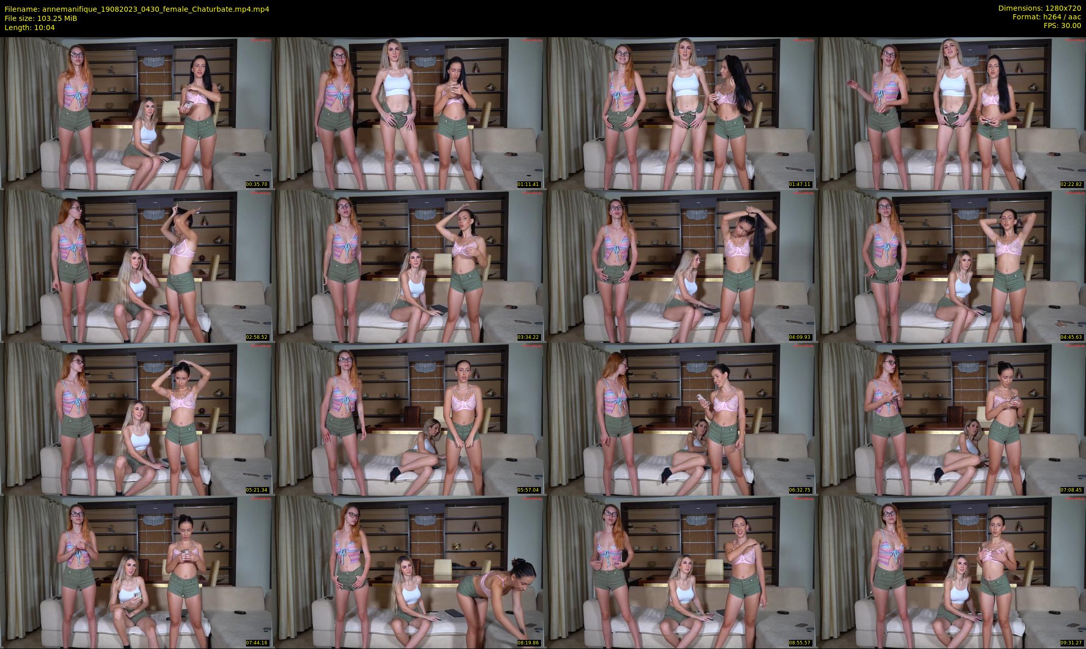 annemanifique — 11 minute Chaturbate female cam show recording, 720p, Aug 19, 2023