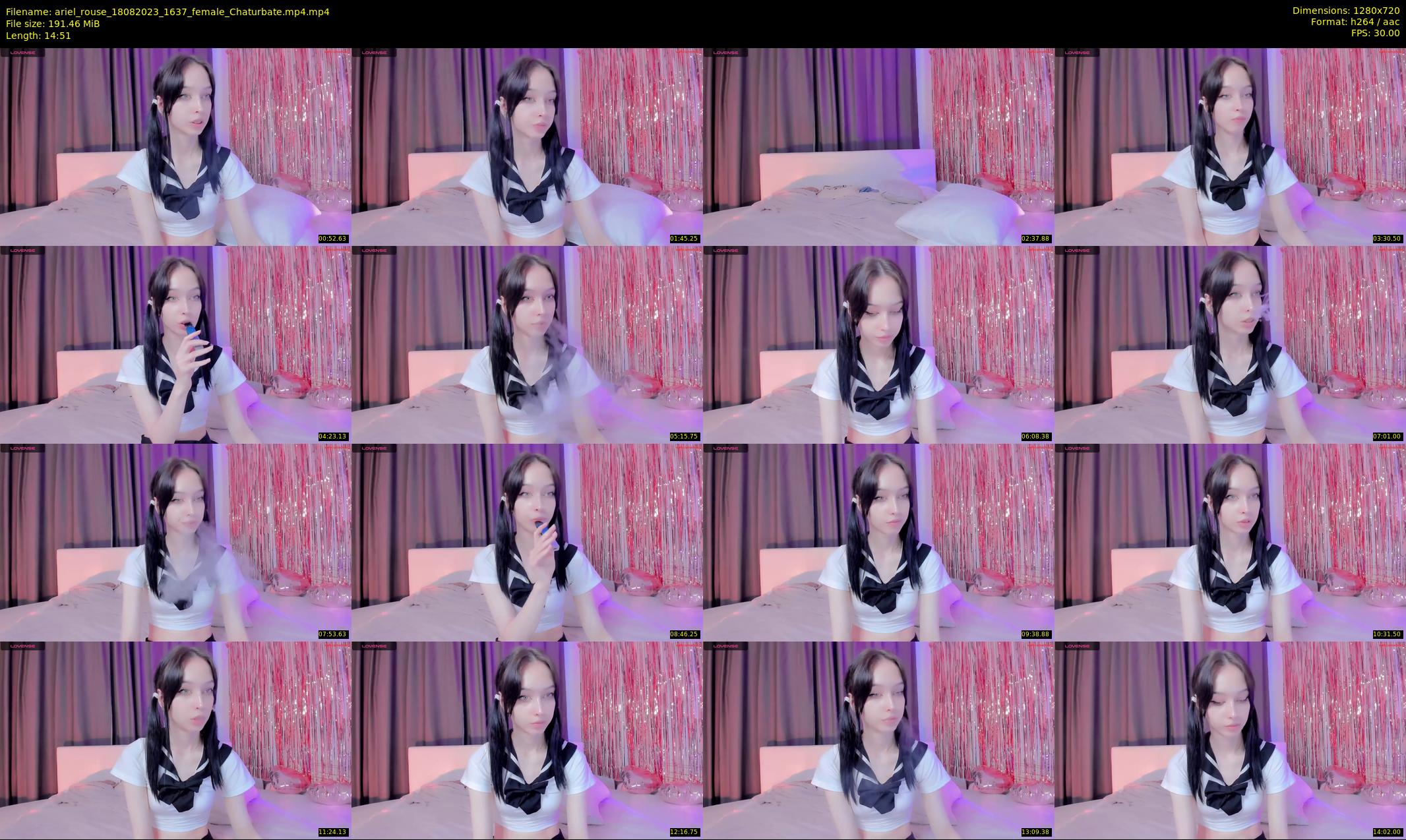 ariel_rouse — 15 minute Chaturbate female cam show recording, 720p, Aug 18, 2023