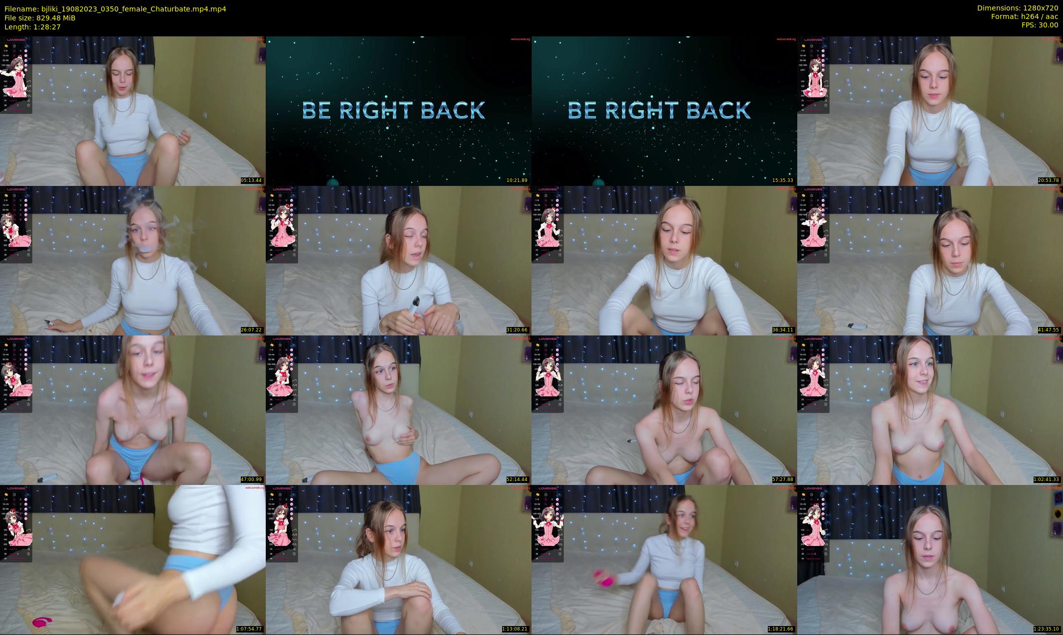 bjliki — 89 minute Chaturbate couple cam show recording, 720p, Aug 19, 2023