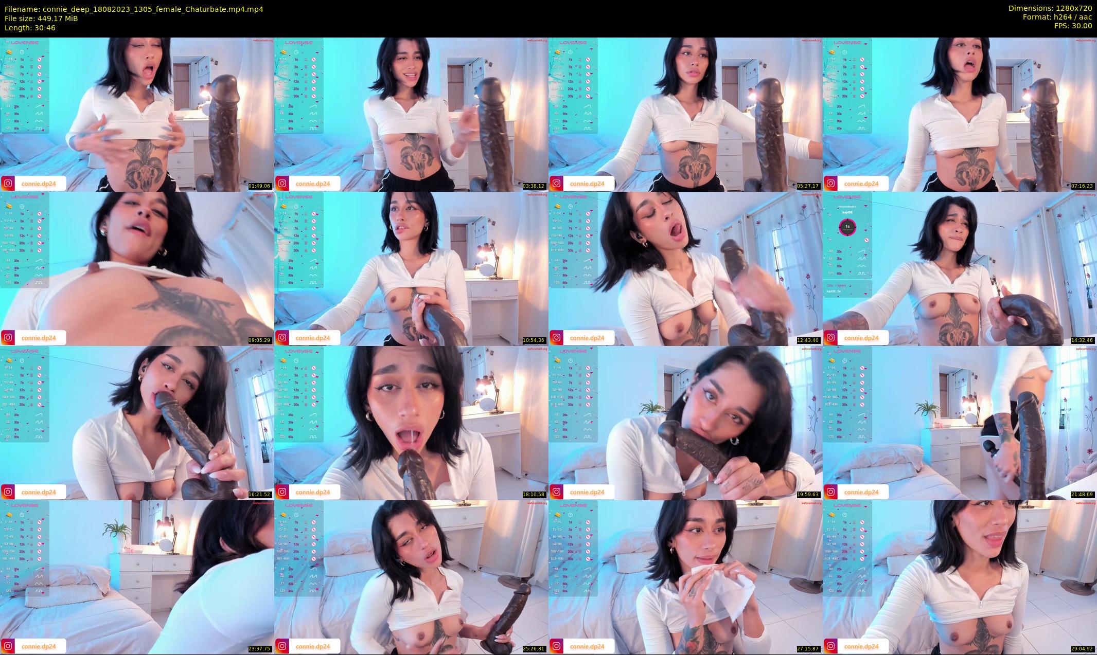 connie_deep — 31 minute Chaturbate female cam show recording, 720p, Aug 18, 2023