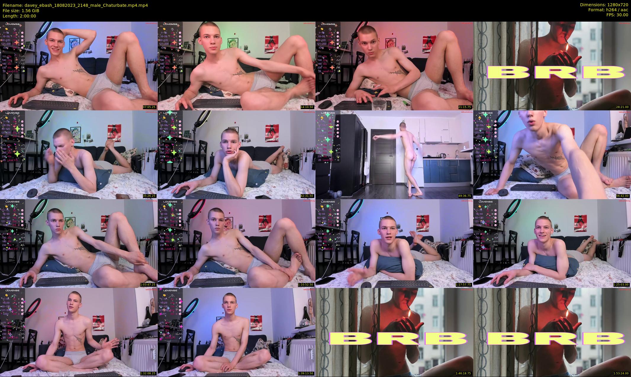 davey_ebash — 120 minute Chaturbate male cam show recording, 720p, Aug 18, 2023