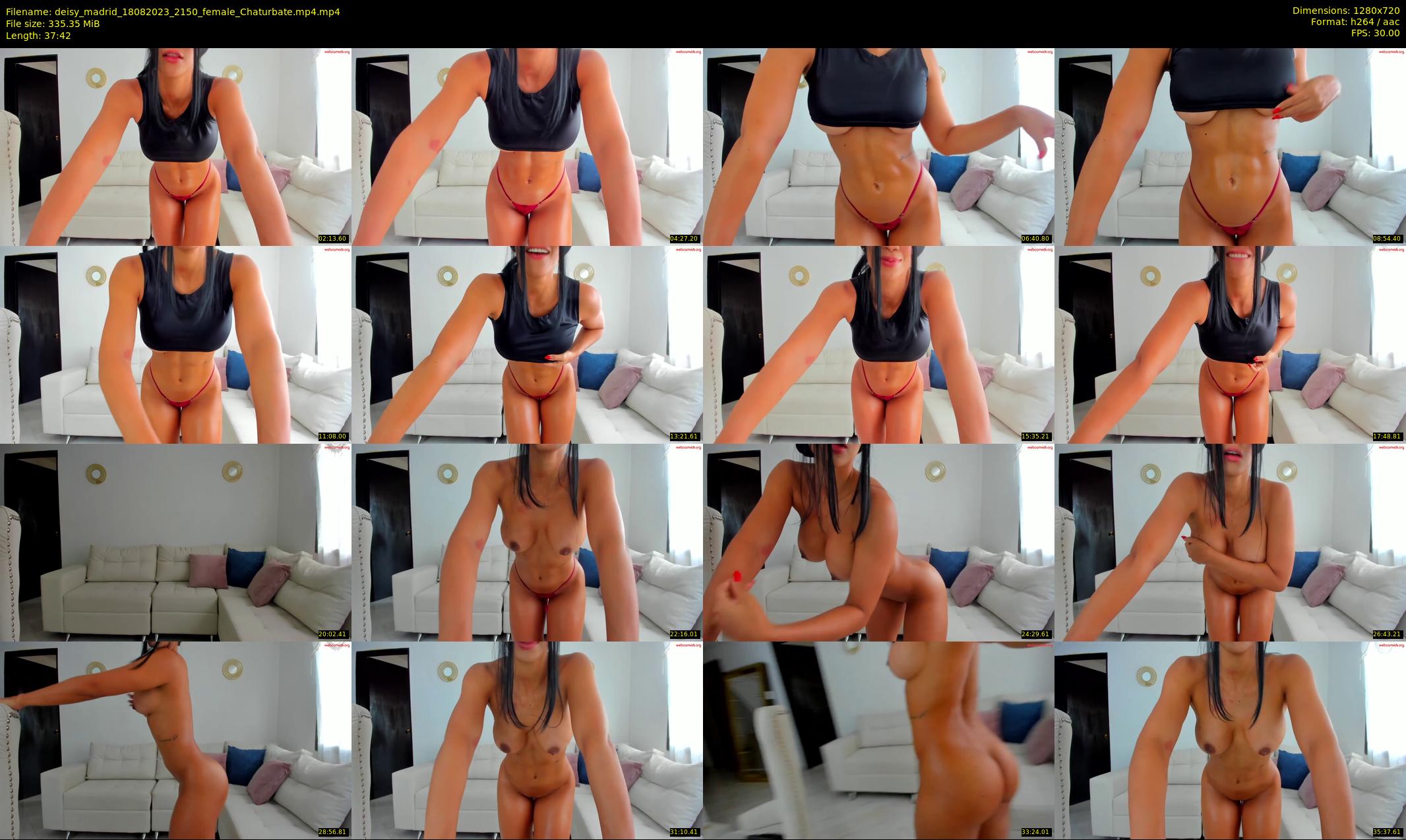 deisy_madrid — 38 minute Chaturbate female cam show recording, 720p, Aug 18, 2023