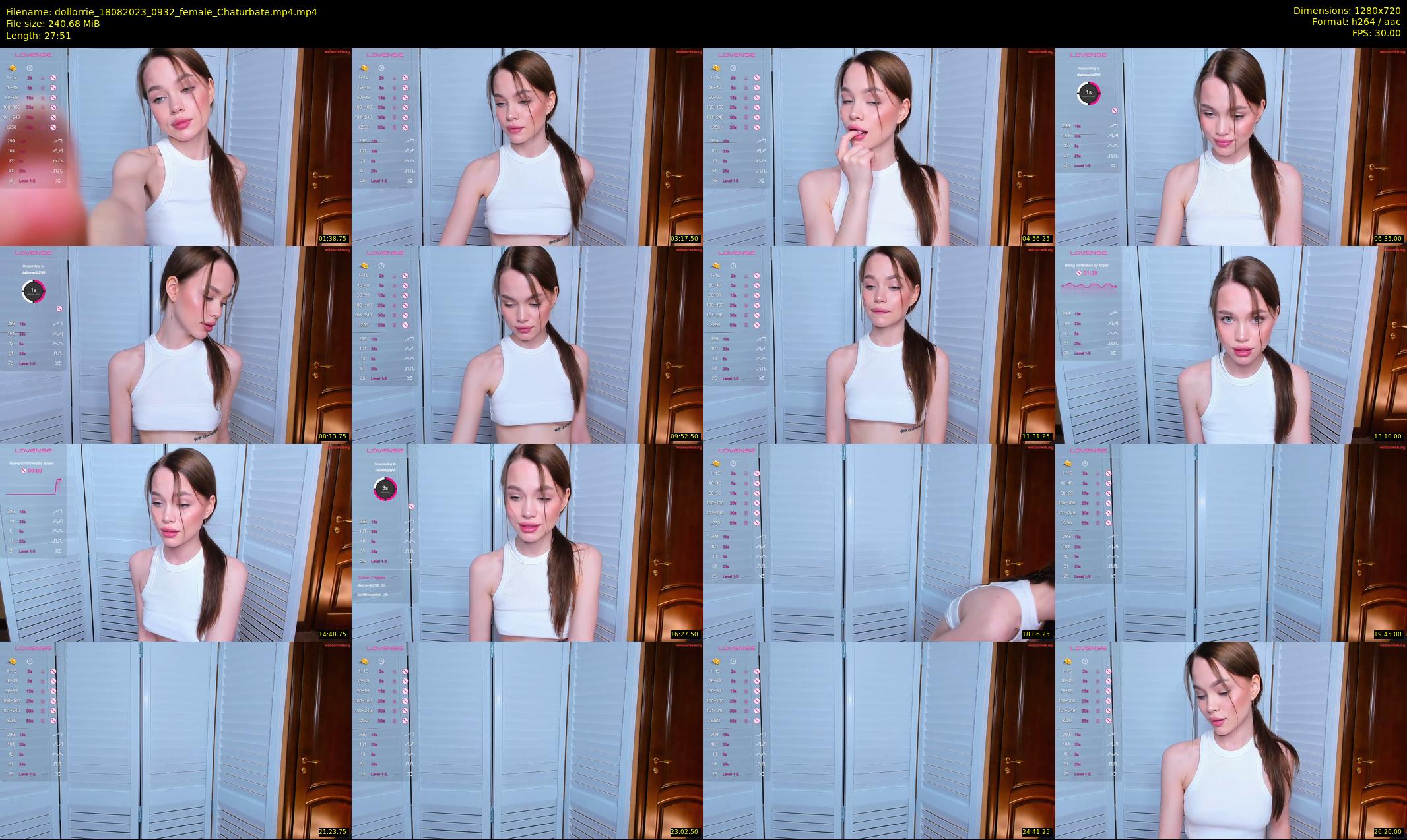 dollorrie — 28 minute Chaturbate couple cam show recording, 720p, Aug 18, 2023