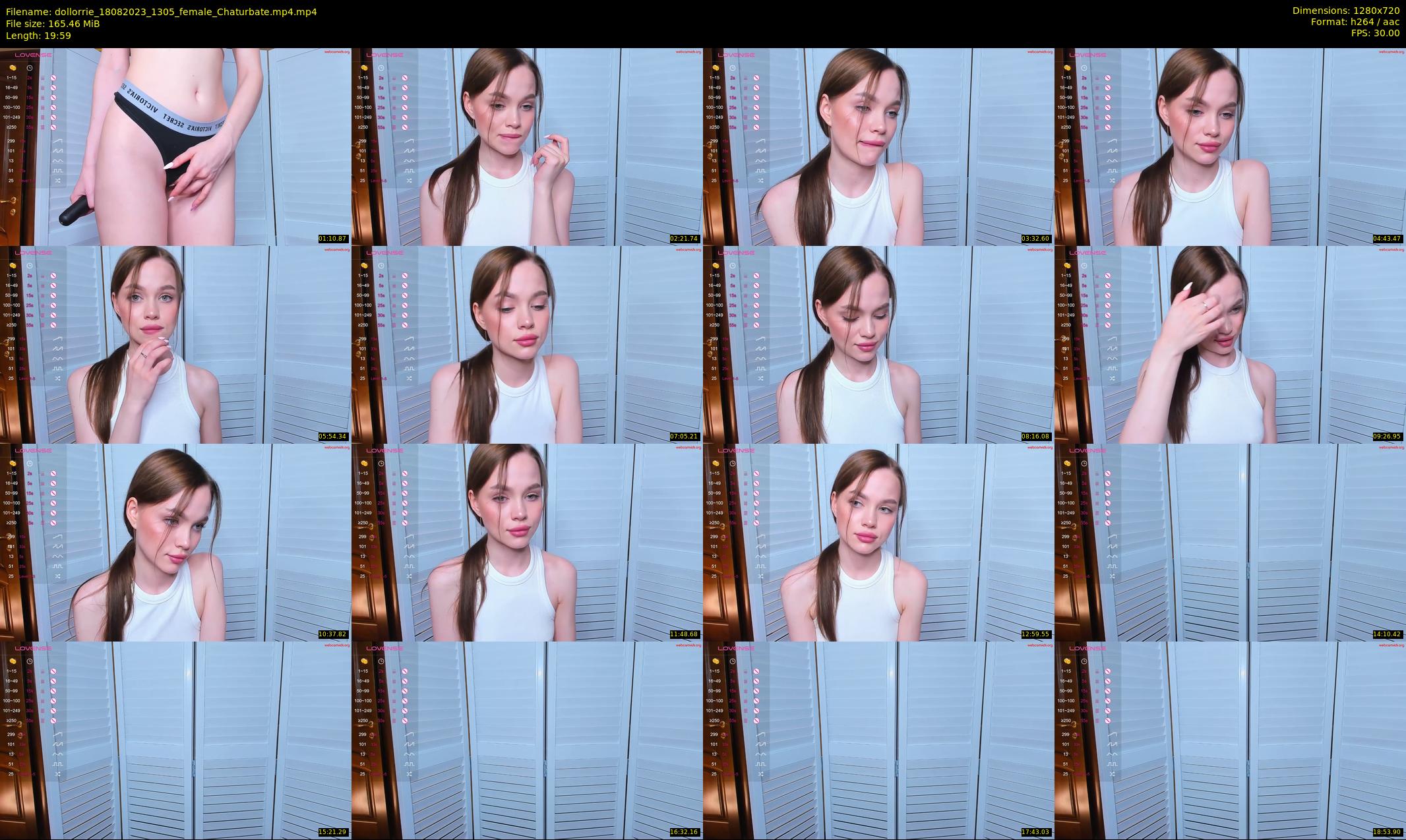 dollorrie — 20 minute Chaturbate couple cam show recording, 720p, Aug 18, 2023