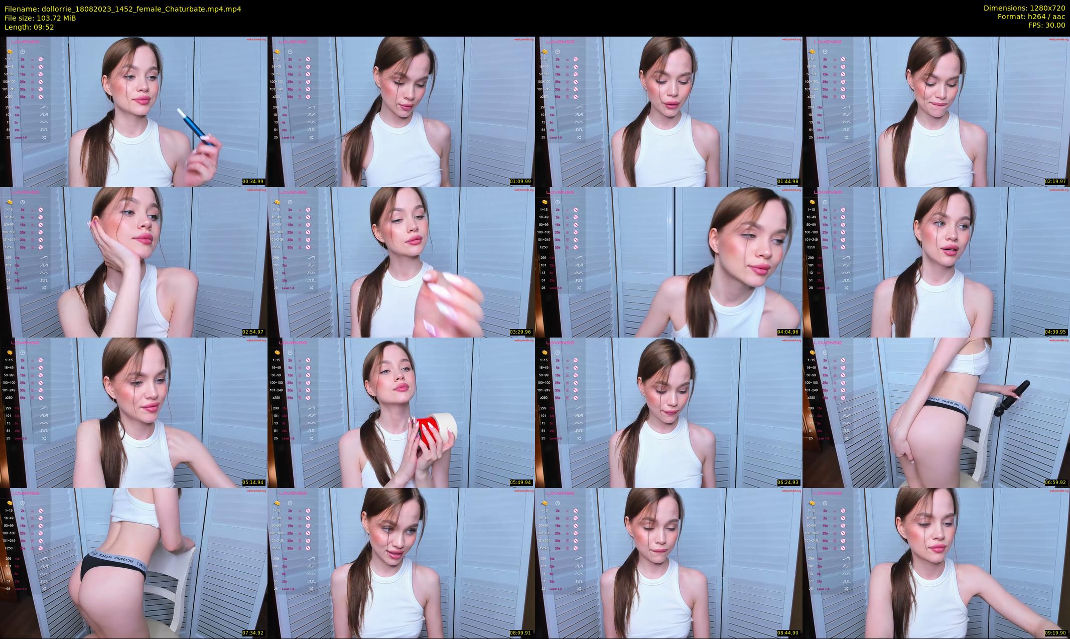 dollorrie — 10 minute Chaturbate couple cam show recording, 720p, Aug 18, 2023